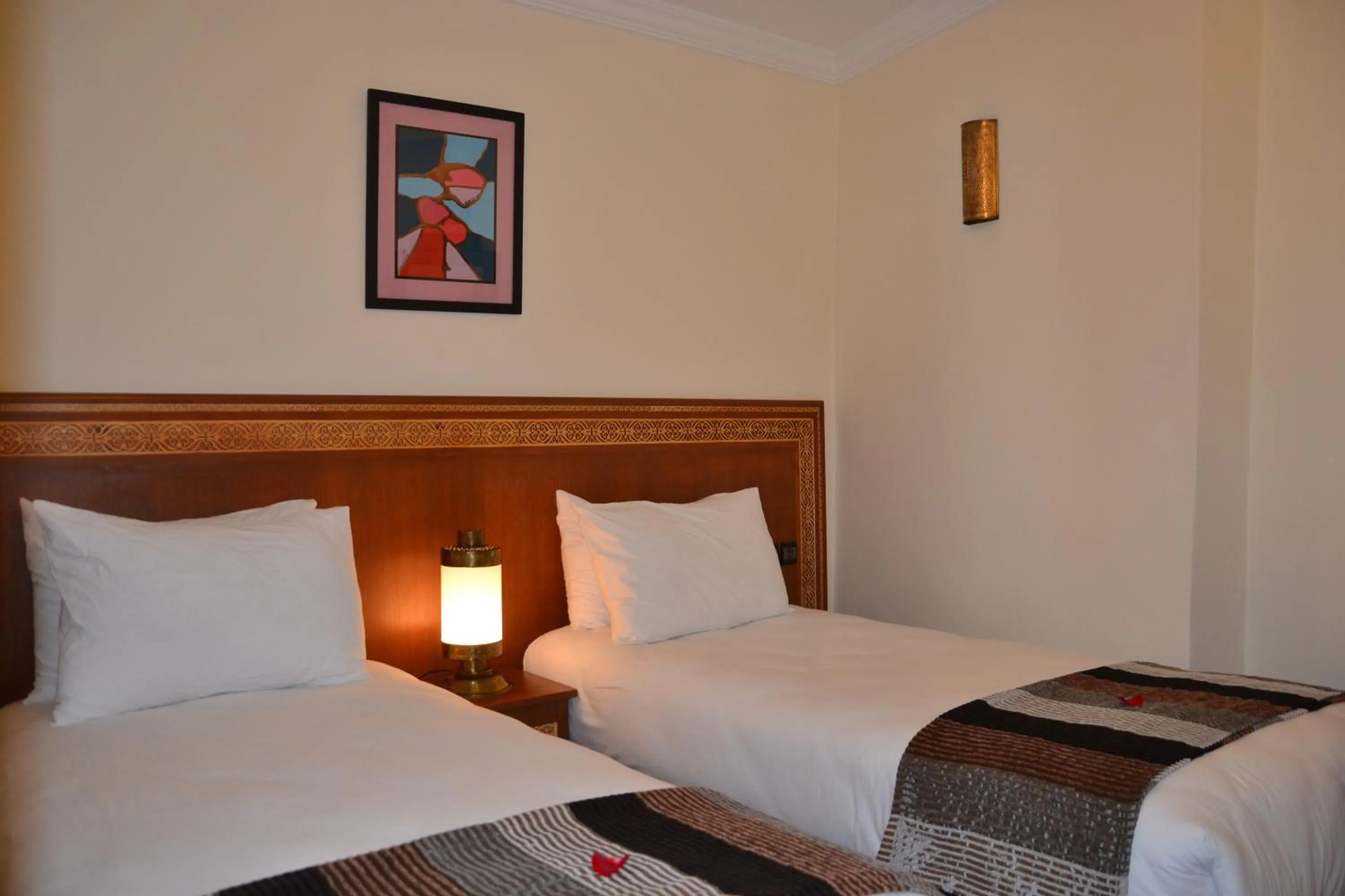 Bed in Hotel Riad Ben Atar