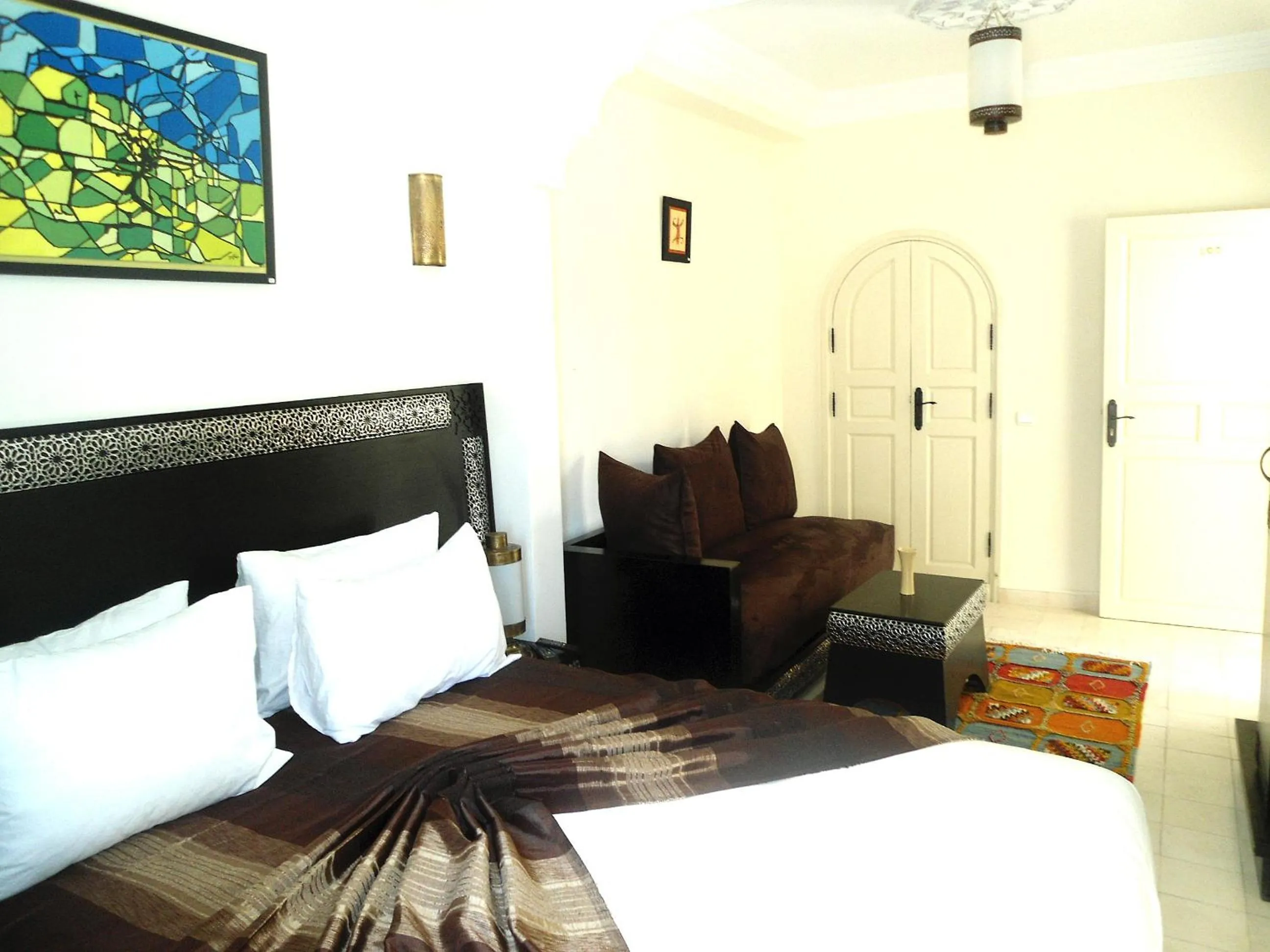 Bed in Hotel Riad Ben Atar