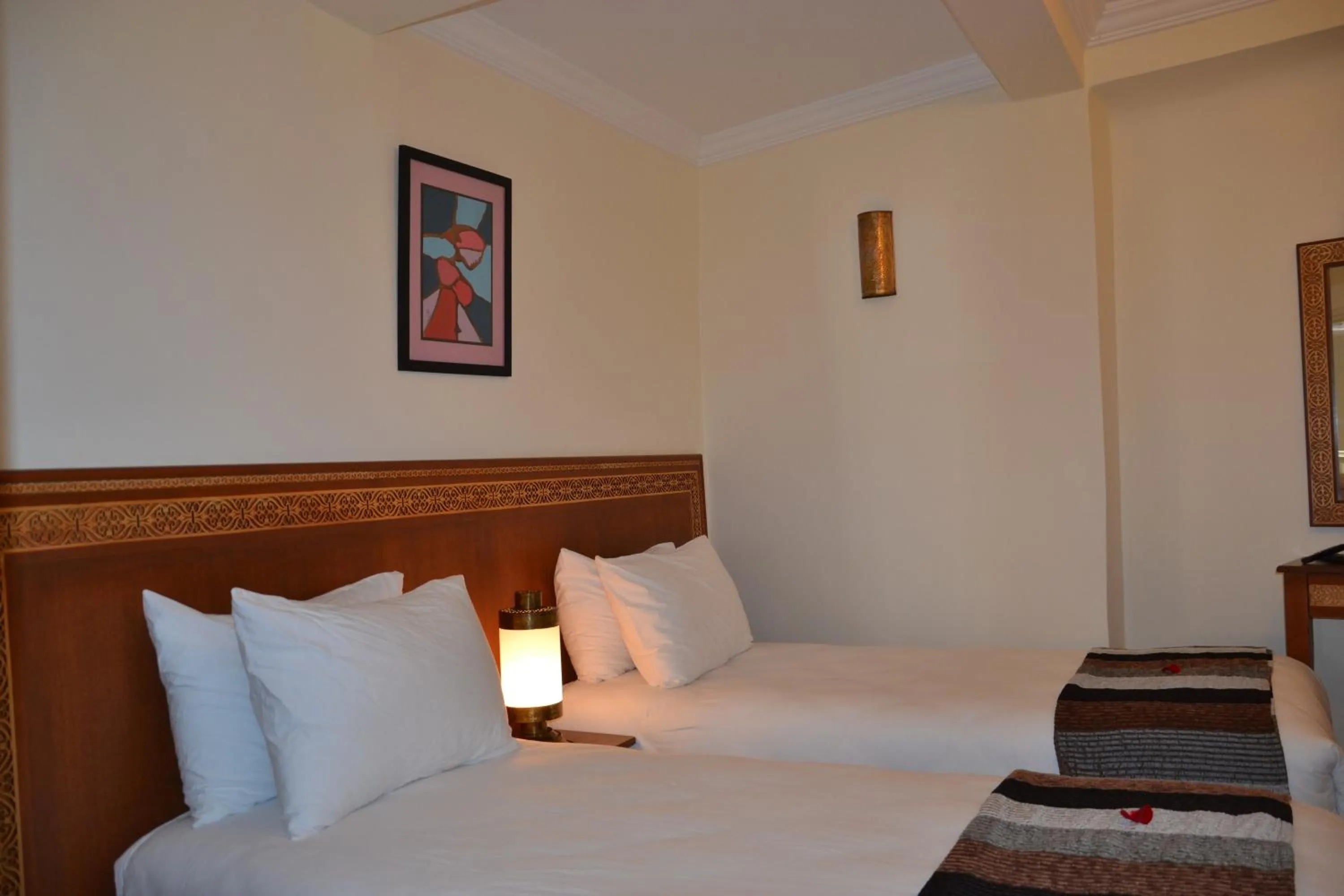 Bed in Hotel Riad Ben Atar