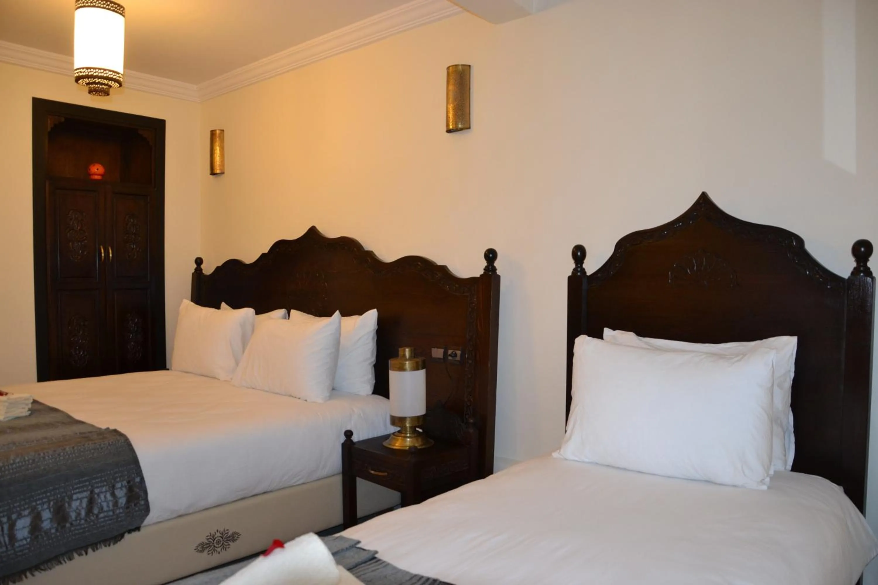 Bed in Hotel Riad Ben Atar