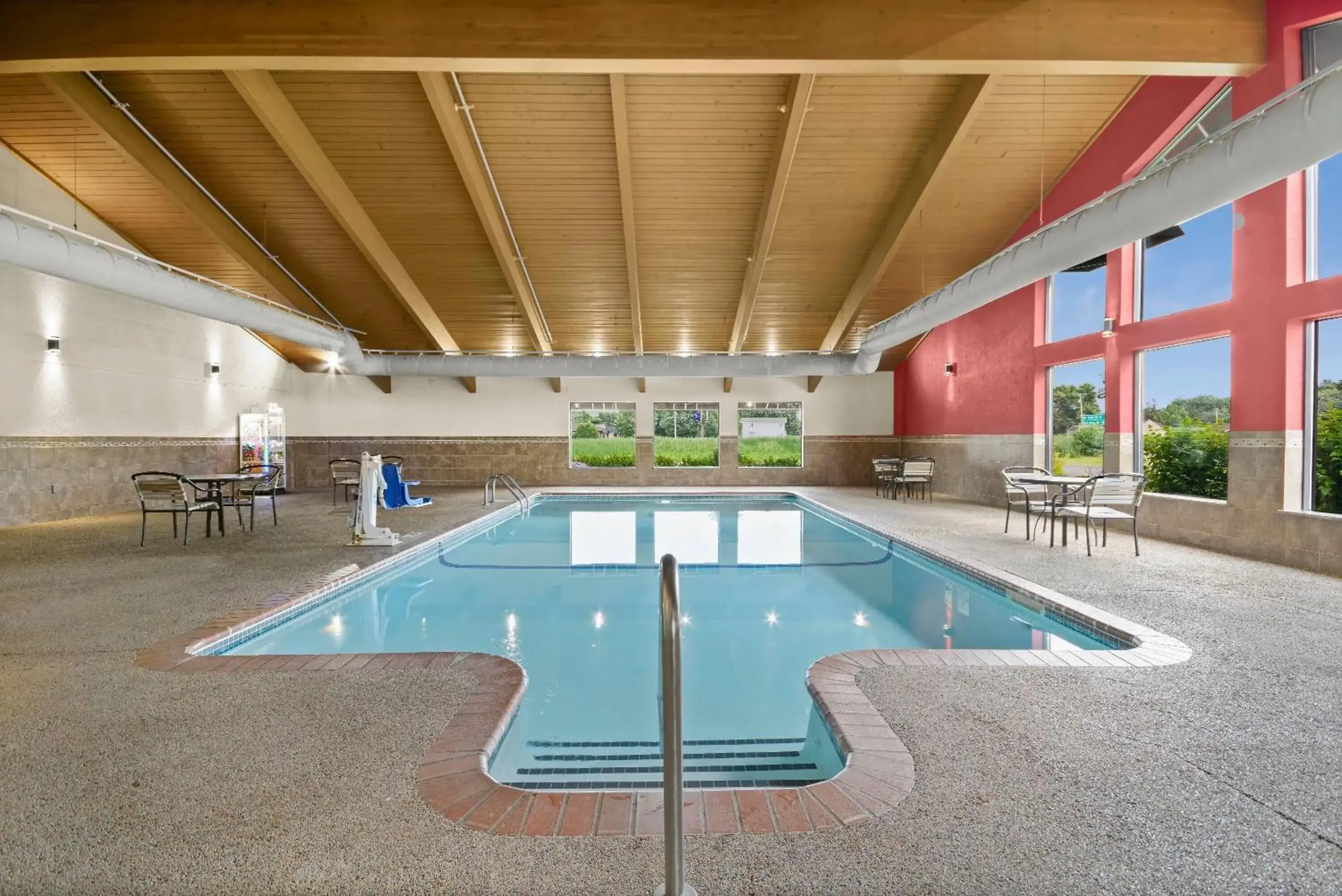 Swimming pool in AmericInn by Wyndham Virginia Swimming pool in AmericInn by Wyndham Virginia