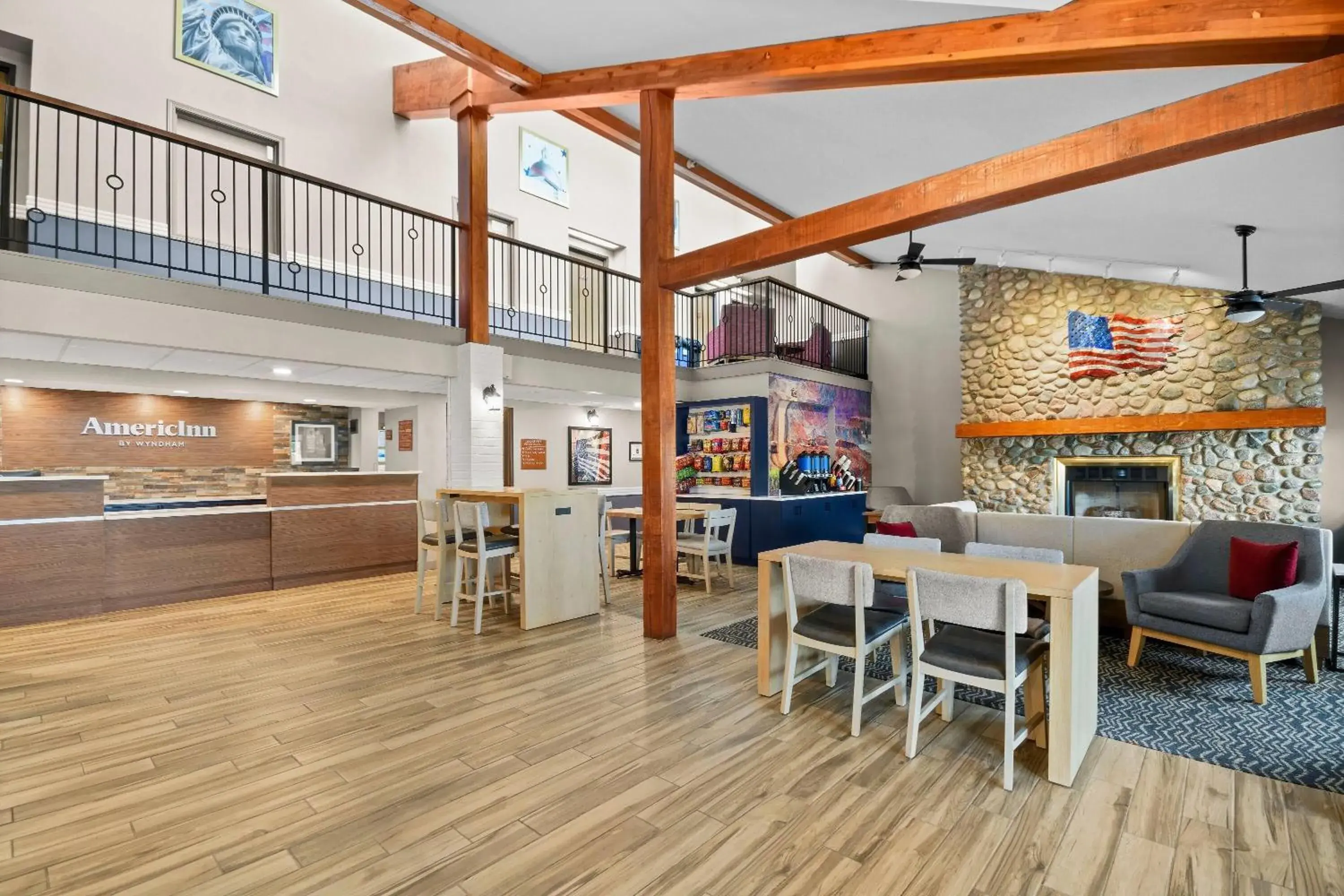 Lobby or reception in AmericInn by Wyndham Virginia Lobby or reception in AmericInn by Wyndham Virginia