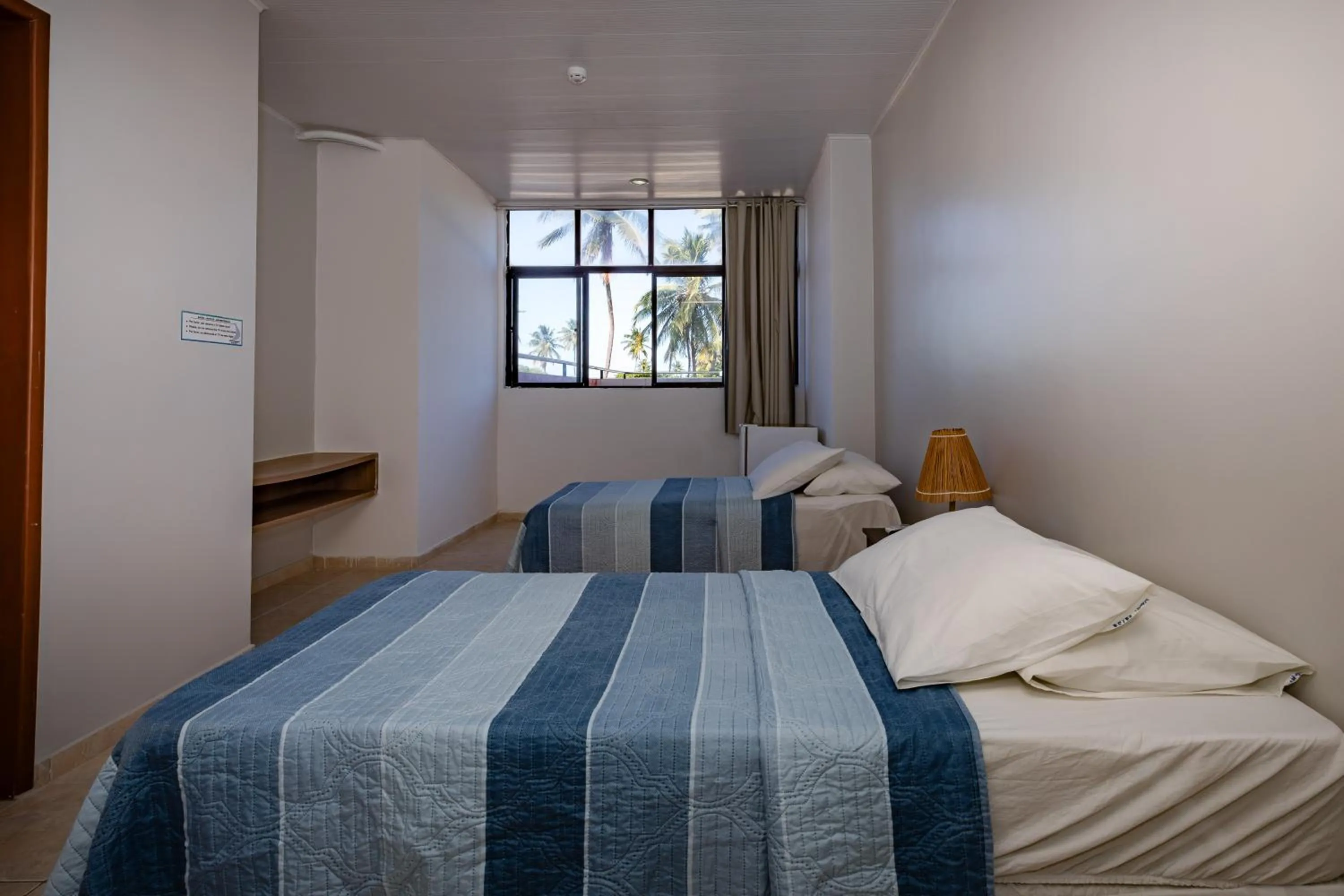 Bed in Moriah Maceió Beach Hotel