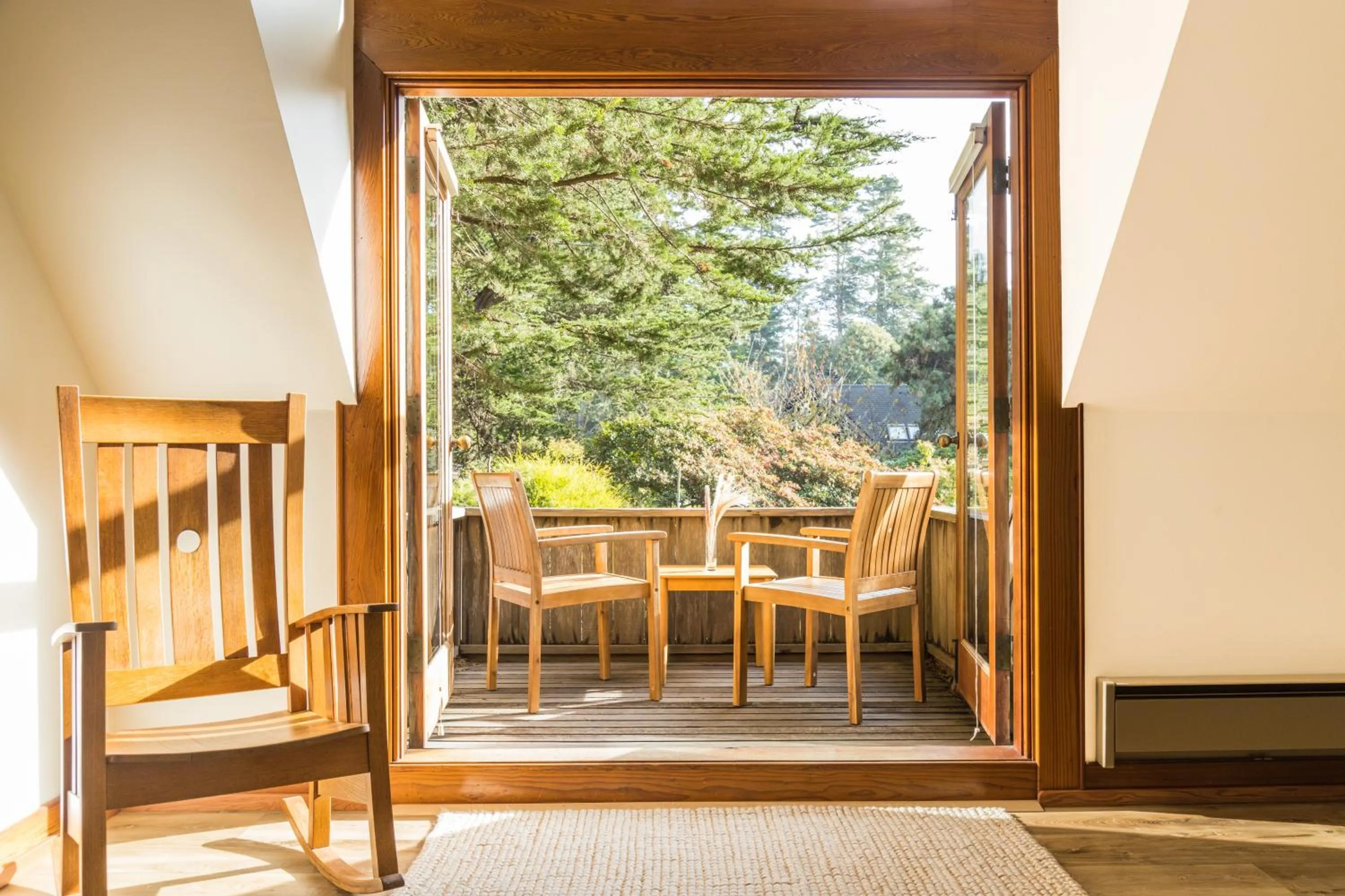 Patio in SCP Mendocino Inn and Farm