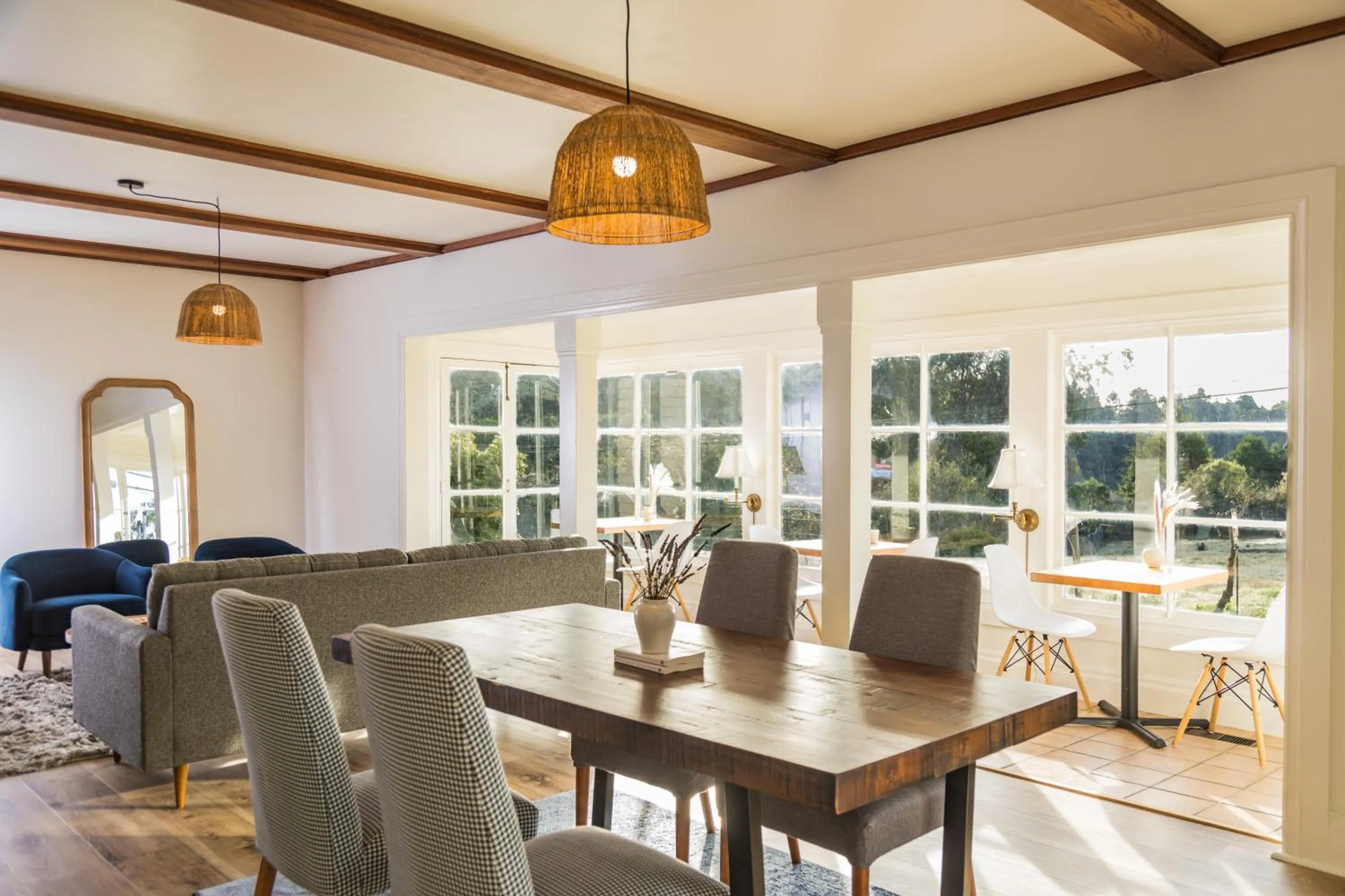 Dining area in SCP Mendocino Inn and Farm