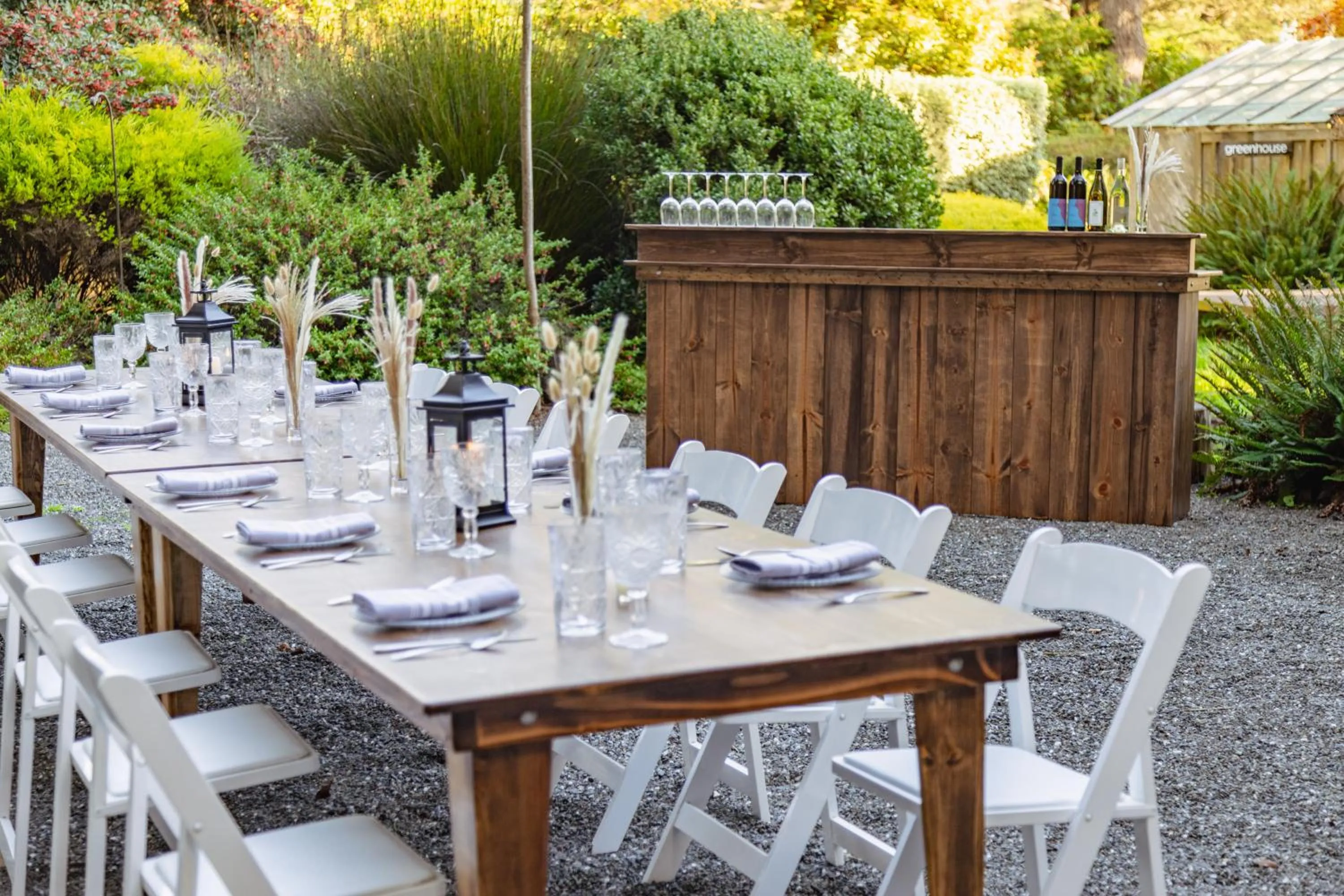 wedding in SCP Mendocino Inn and Farm