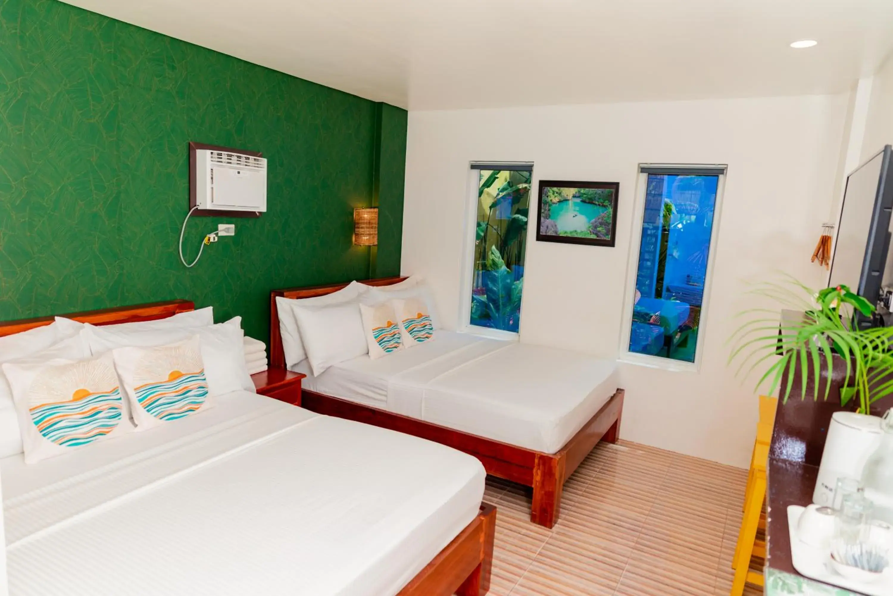 Bed in DENGI INN EL NIDO Bed in DENGI INN EL NIDO