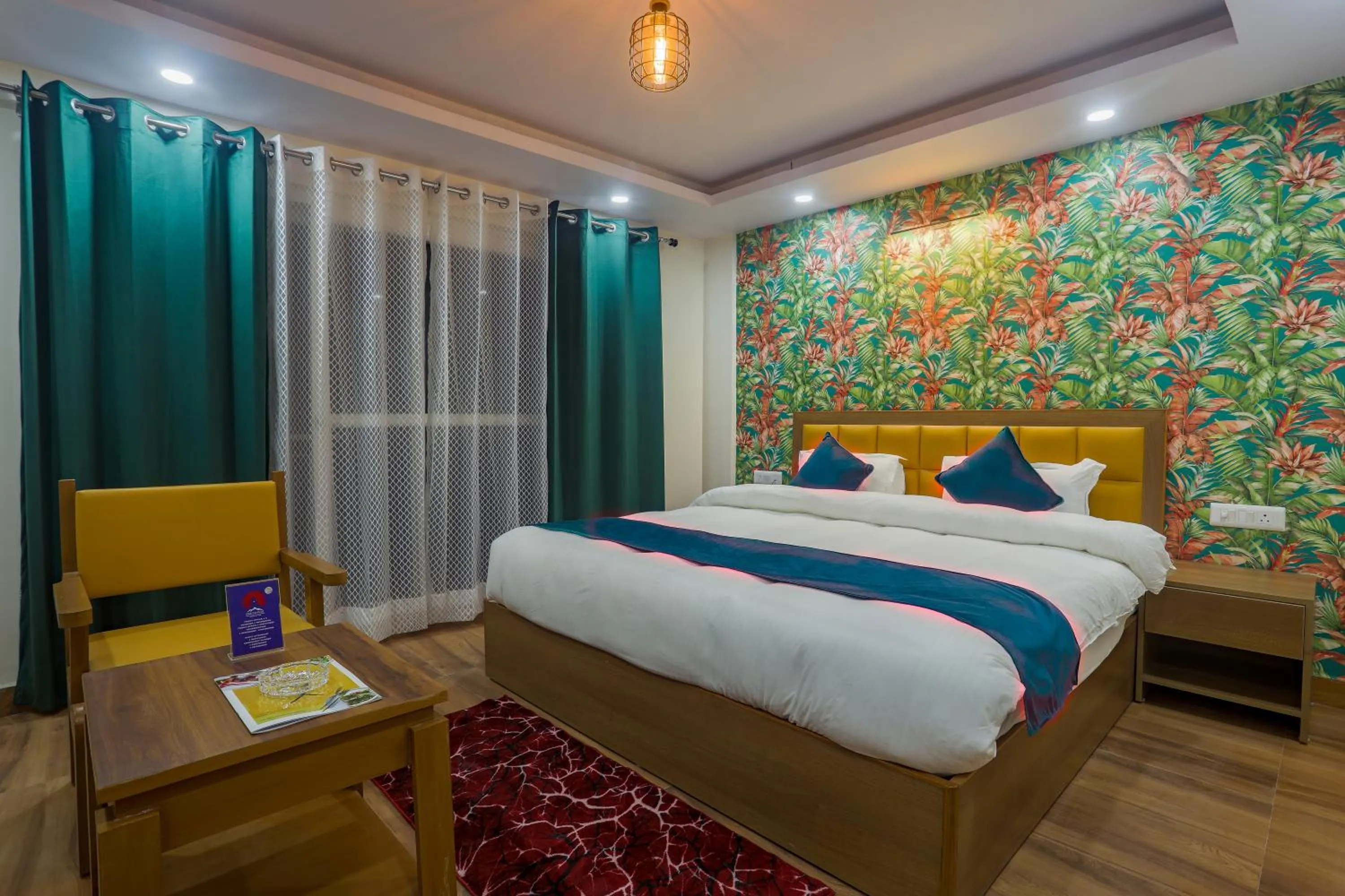 Bedroom, Bed in Mukteshwar Treat Resort