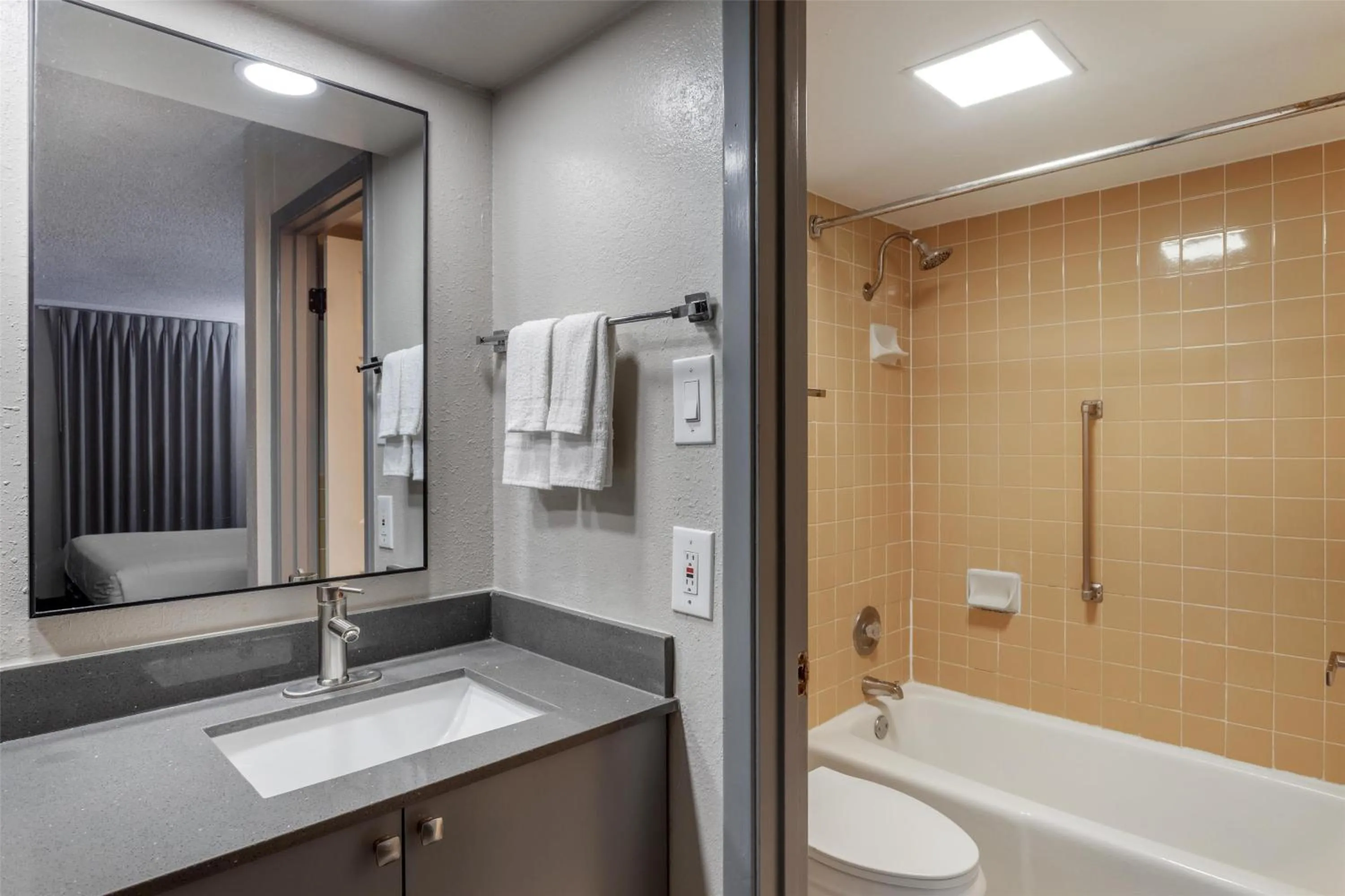 Bathroom in SureStay Studio by Best Western Victoria