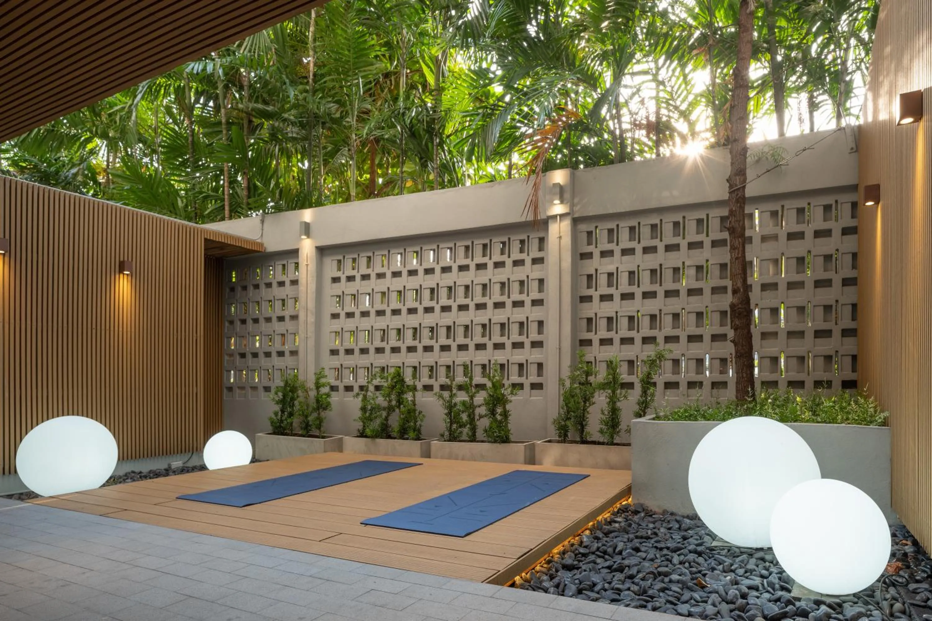 Patio in Stay Plus Hotel Bangkok