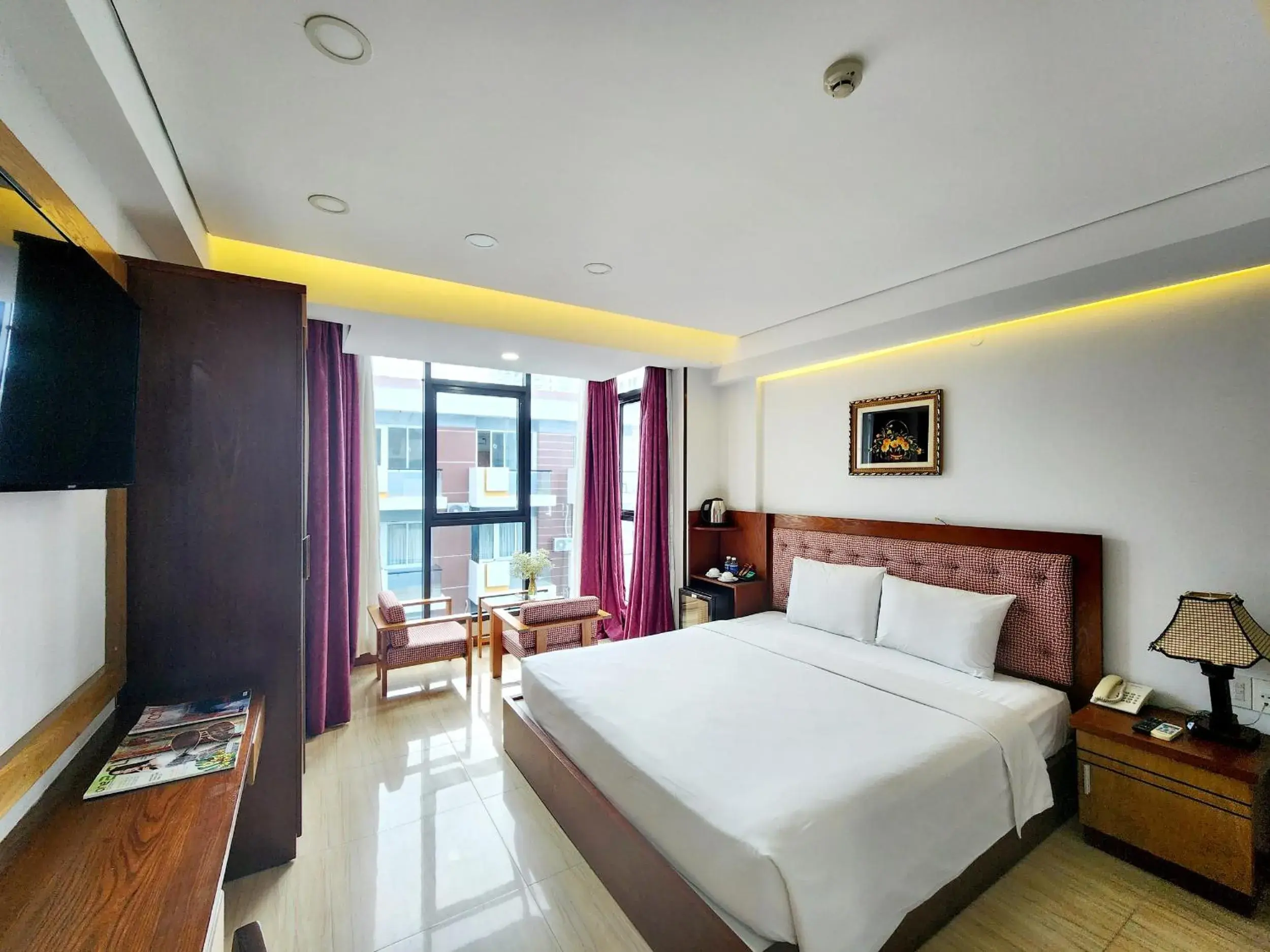 Bed in Happy Light Central Nha Trang Bed in Happy Light Central Nha Trang