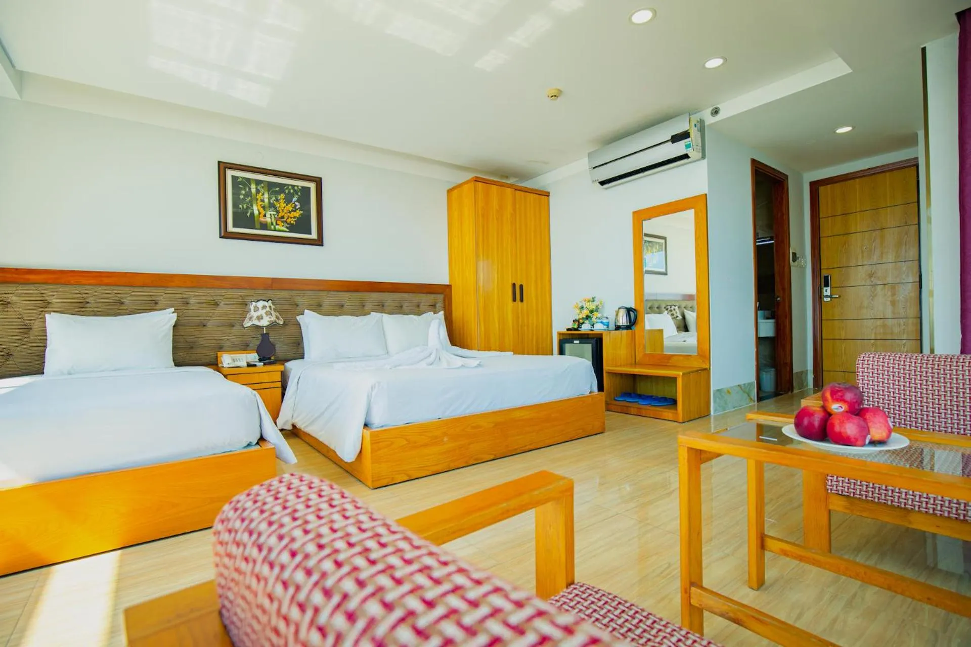 Bed in Happy Light Central Nha Trang