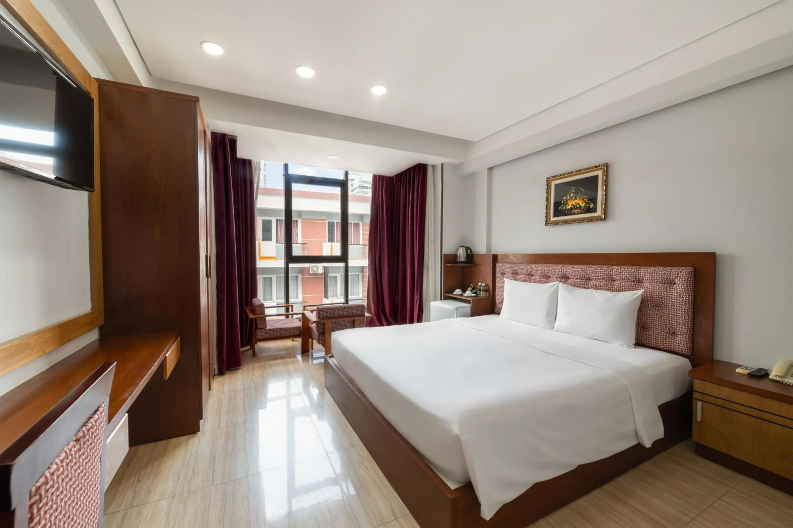 Bed in Happy Light Central Nha Trang