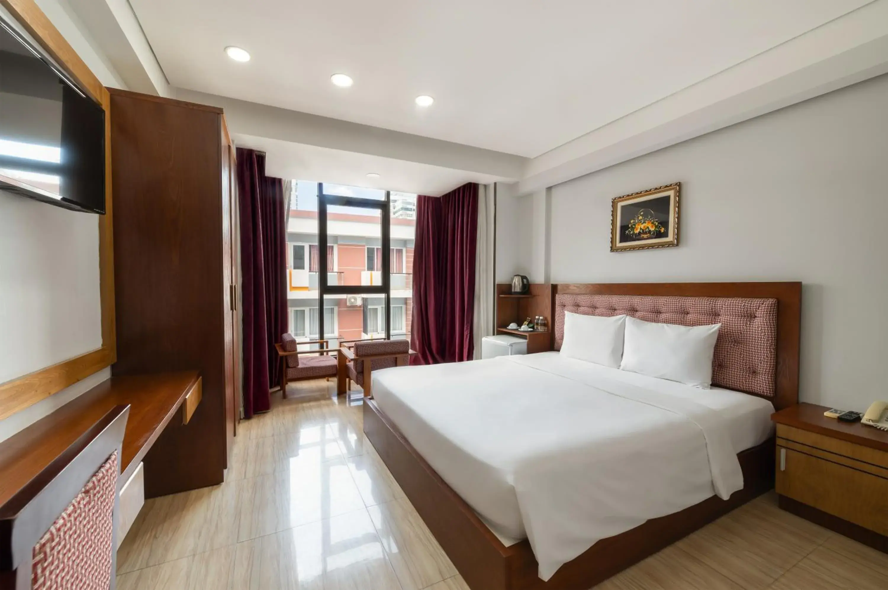 Bed in Happy Light Central Nha Trang Bed in Happy Light Central Nha Trang