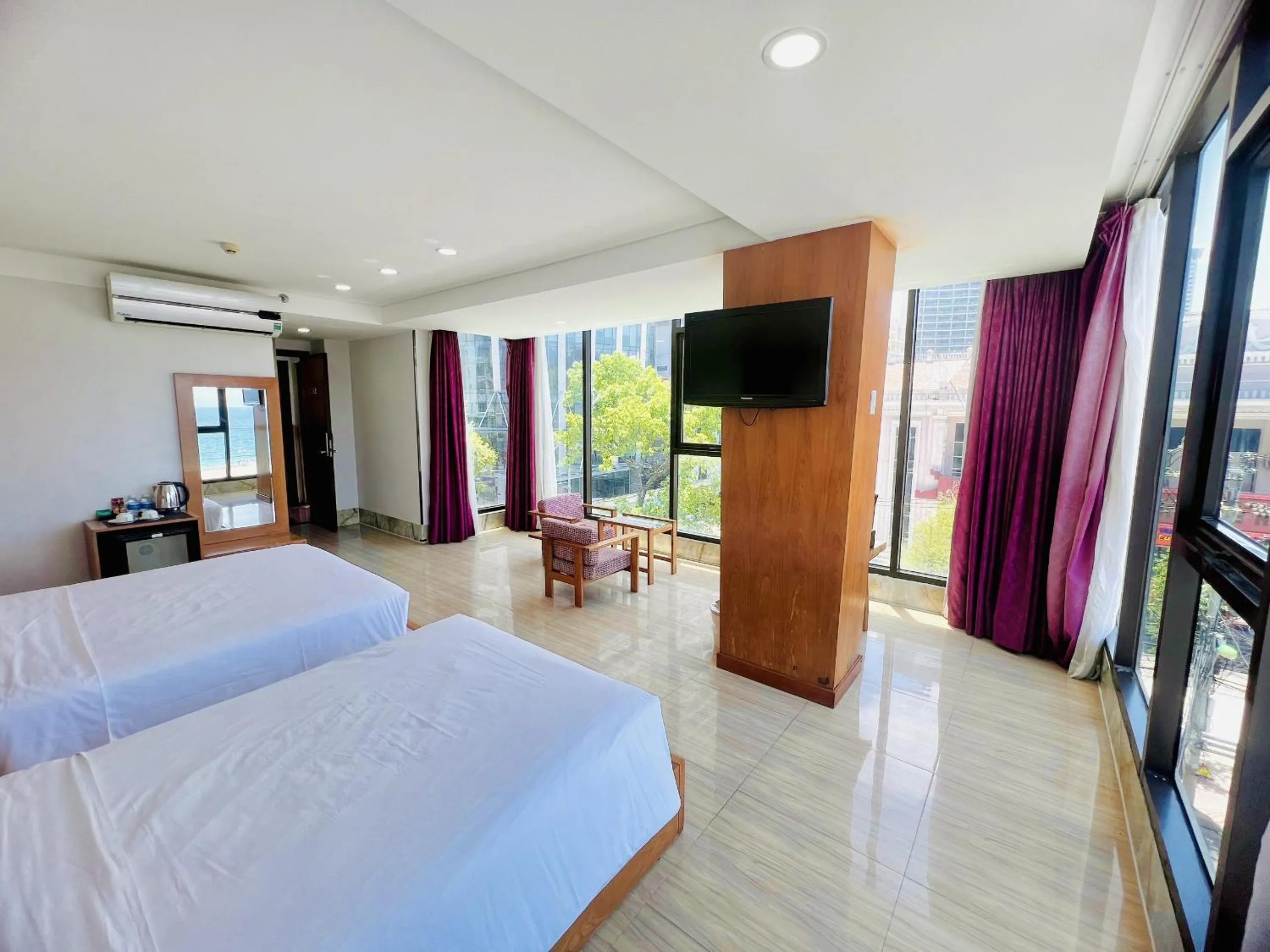 Bed in Happy Light Central Nha Trang