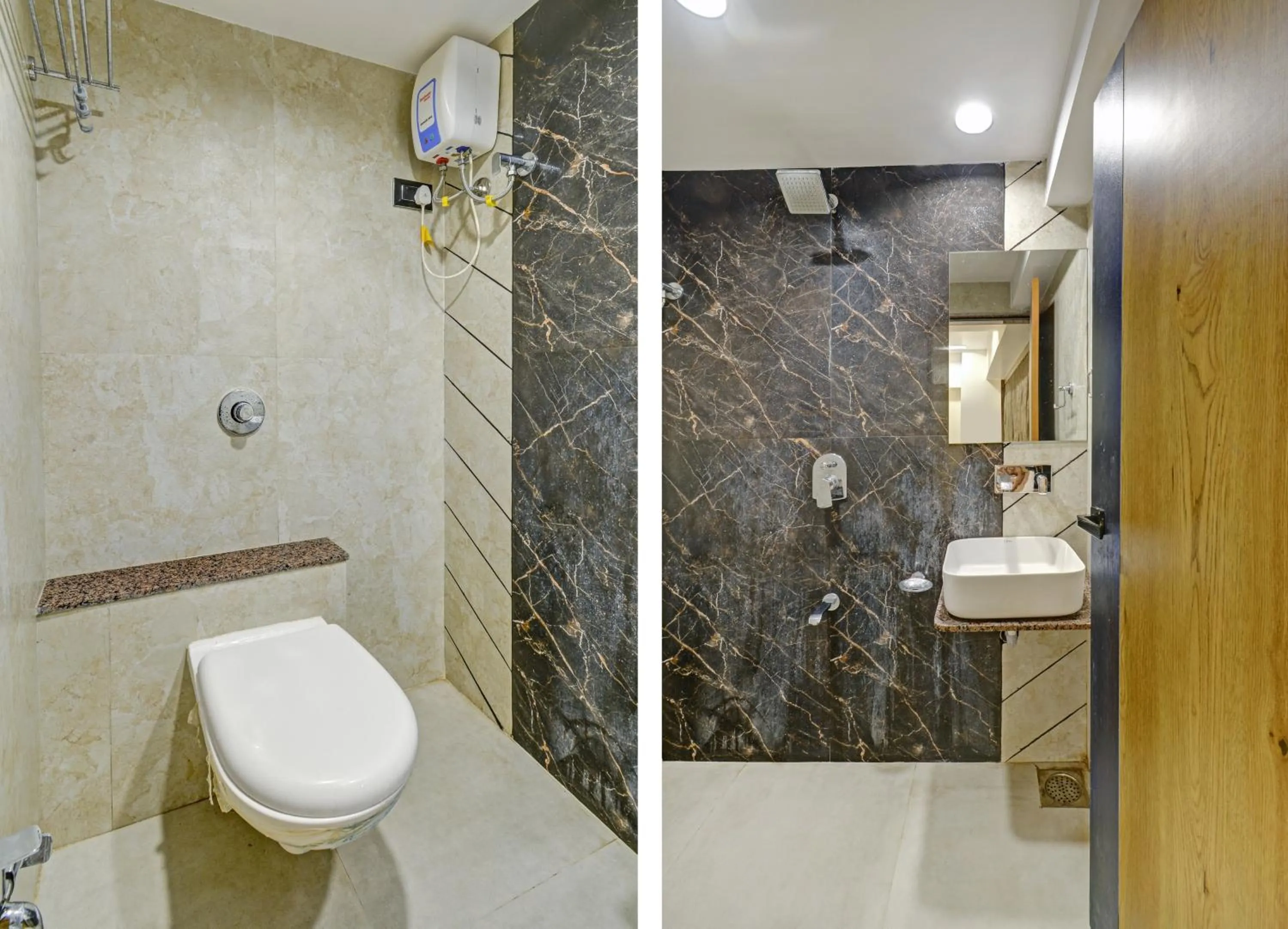 Toilet in Hotel Royal Ican Sindhubhavan Road