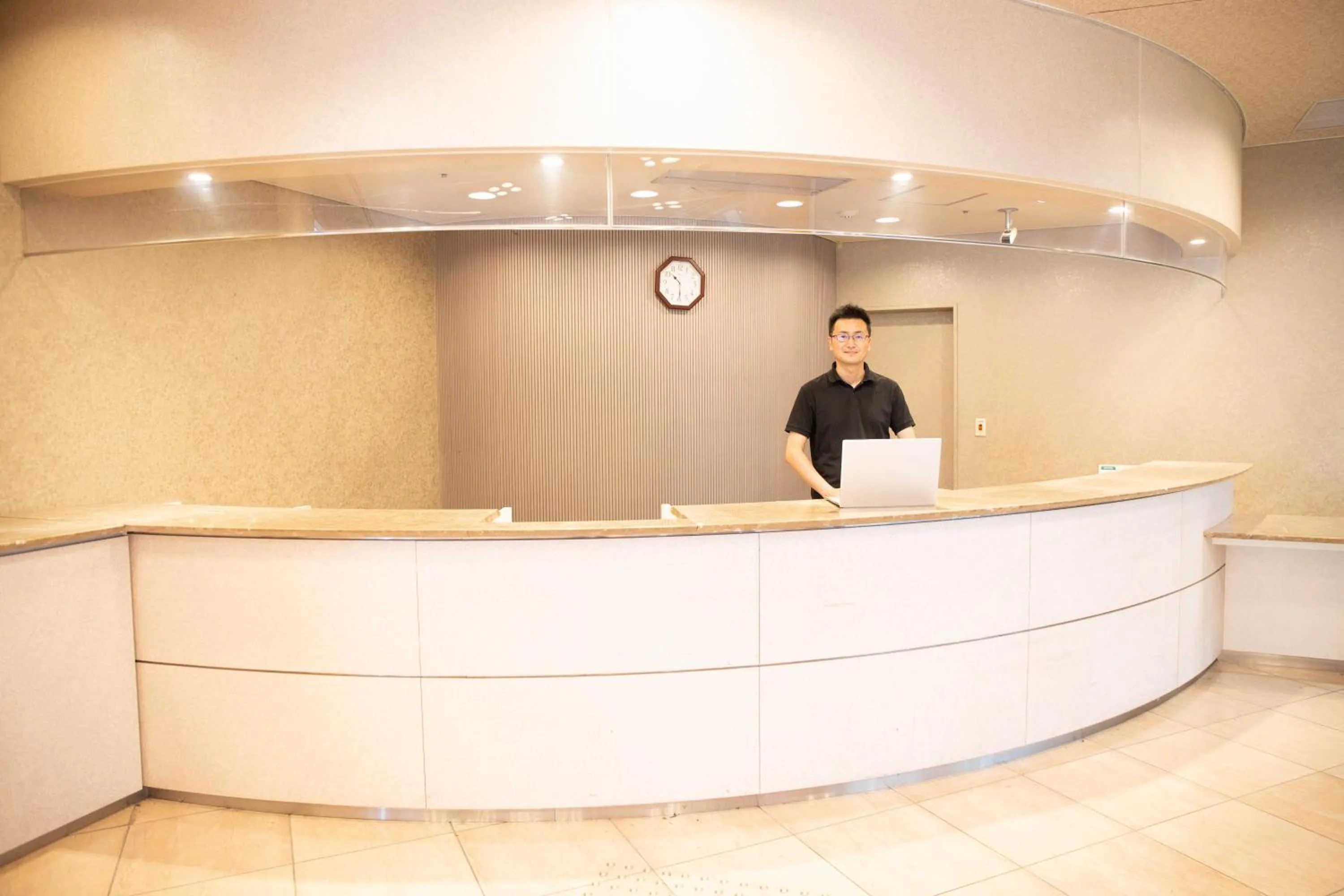 Lobby or reception in Bizan Kaigetsu