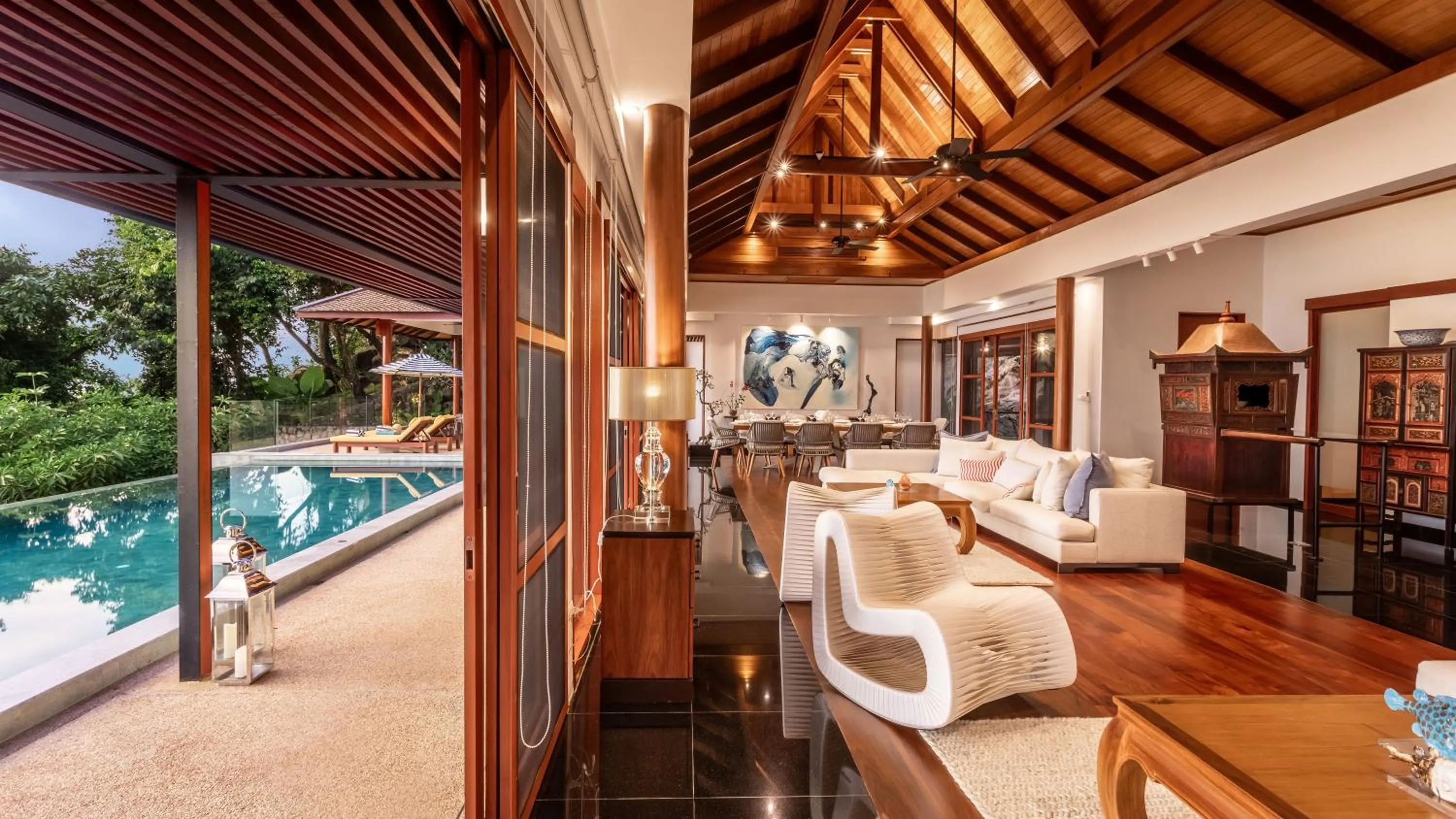 Living room in Villa Varya