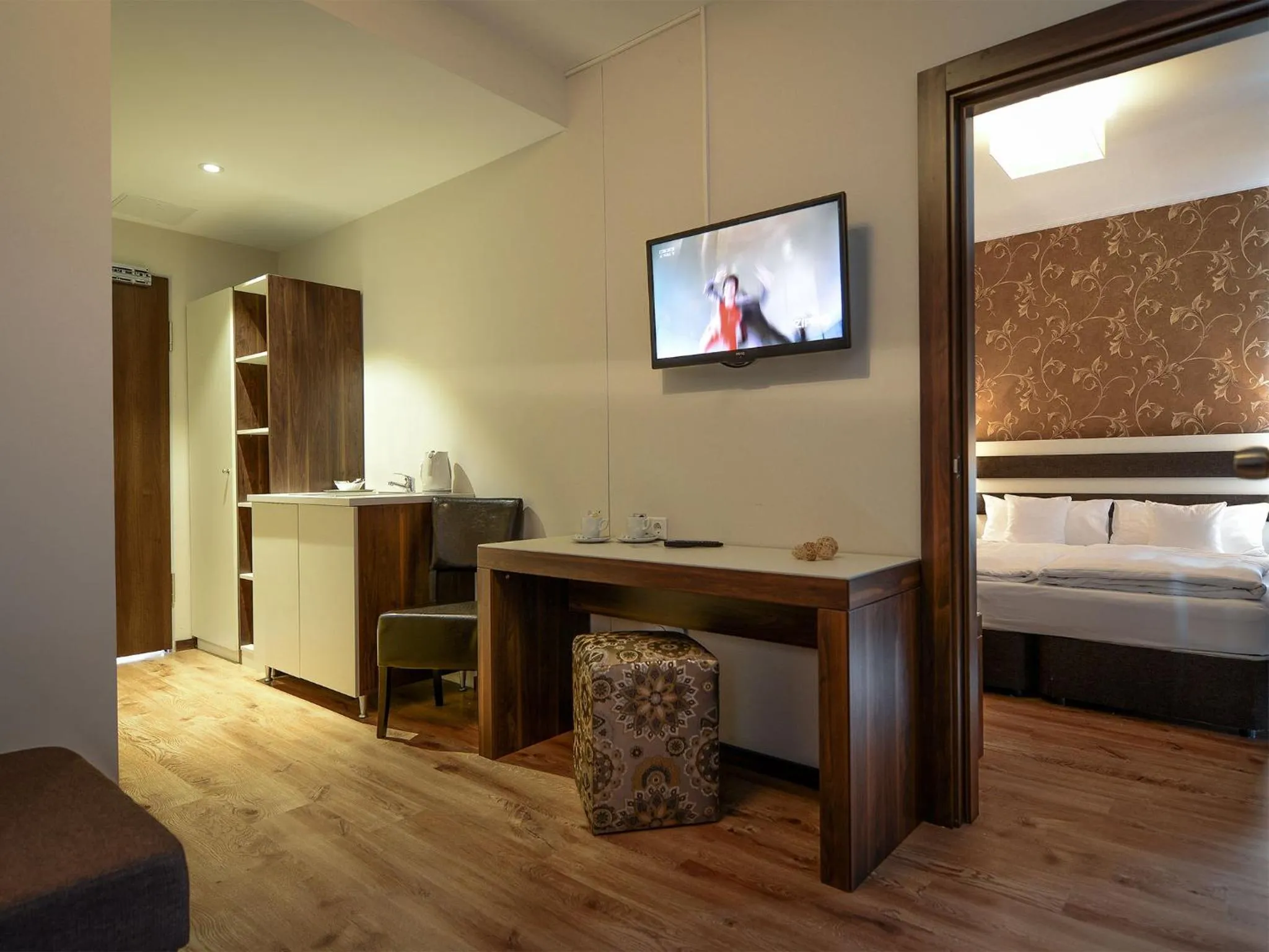 Decorative detail, Bed in Hotel Nordhausen