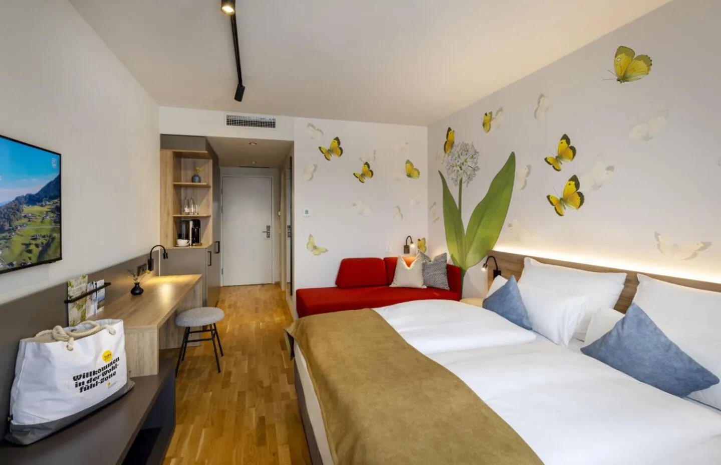 Bedroom, Bed in JUFA Hotel Bad Radkersburg - inkl 4h Thermeneintritt in Parktherme