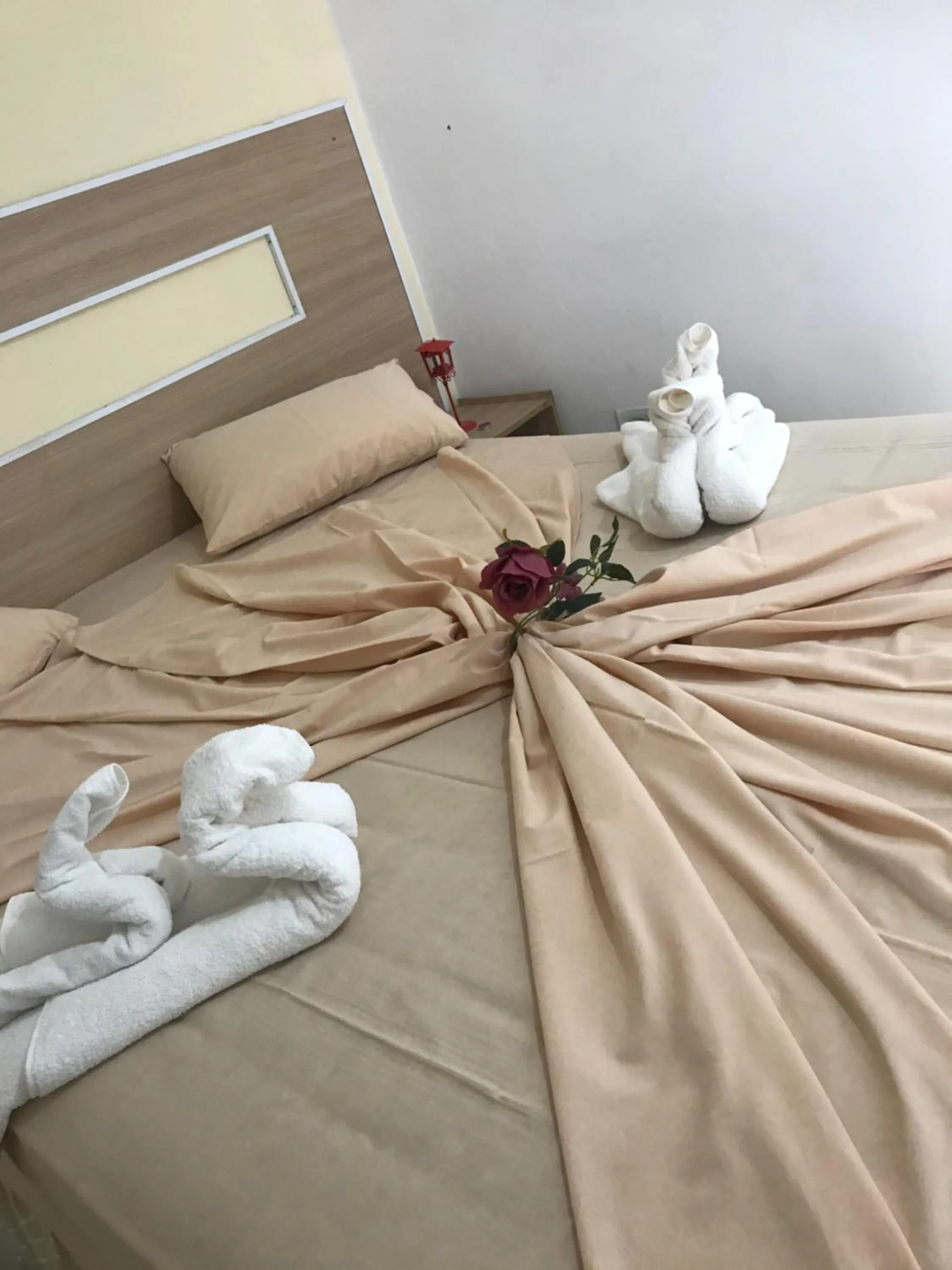 Bed in Pousada Las Palmas