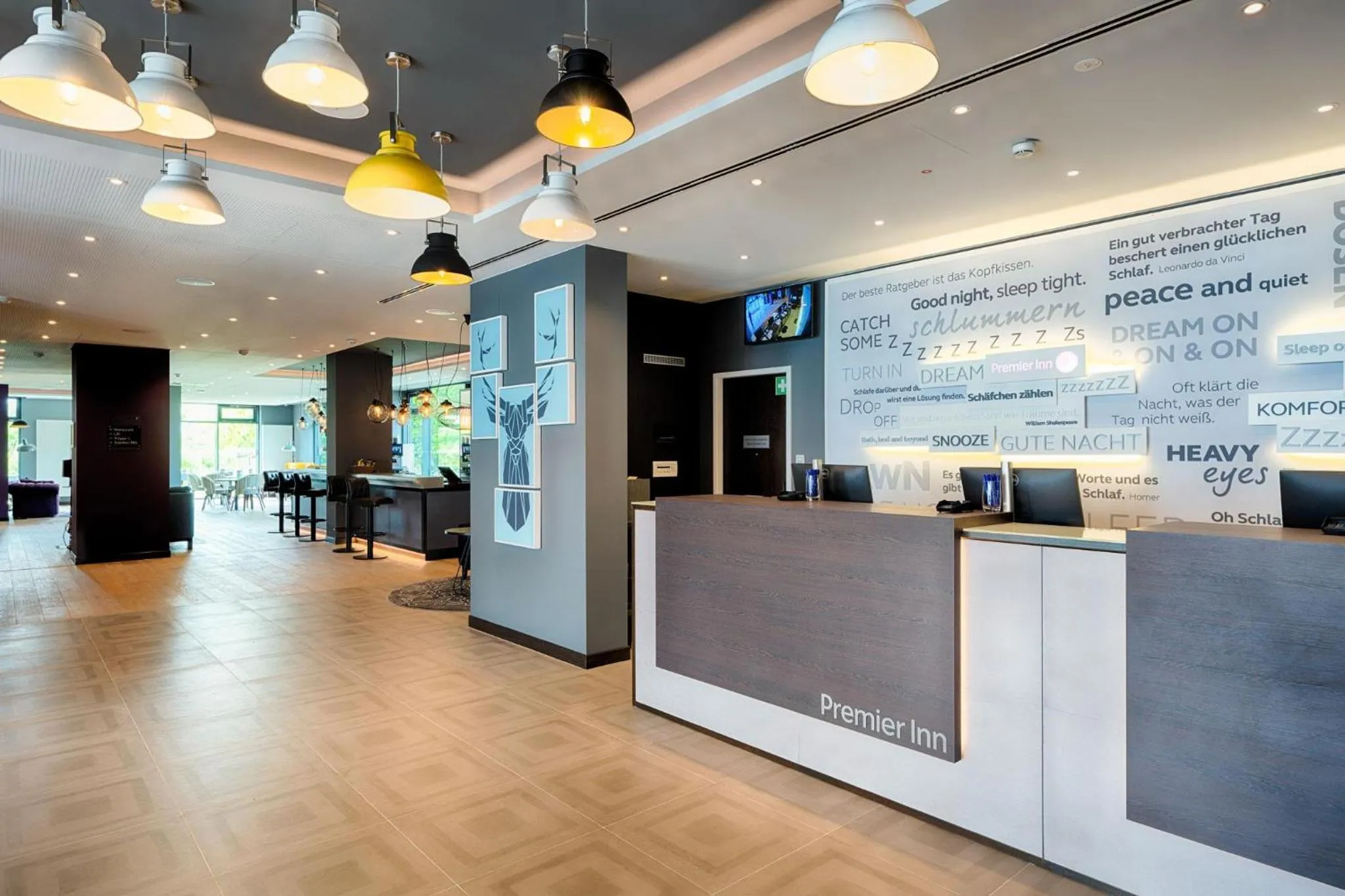 Lobby or reception in Premier Inn Berlin Airport