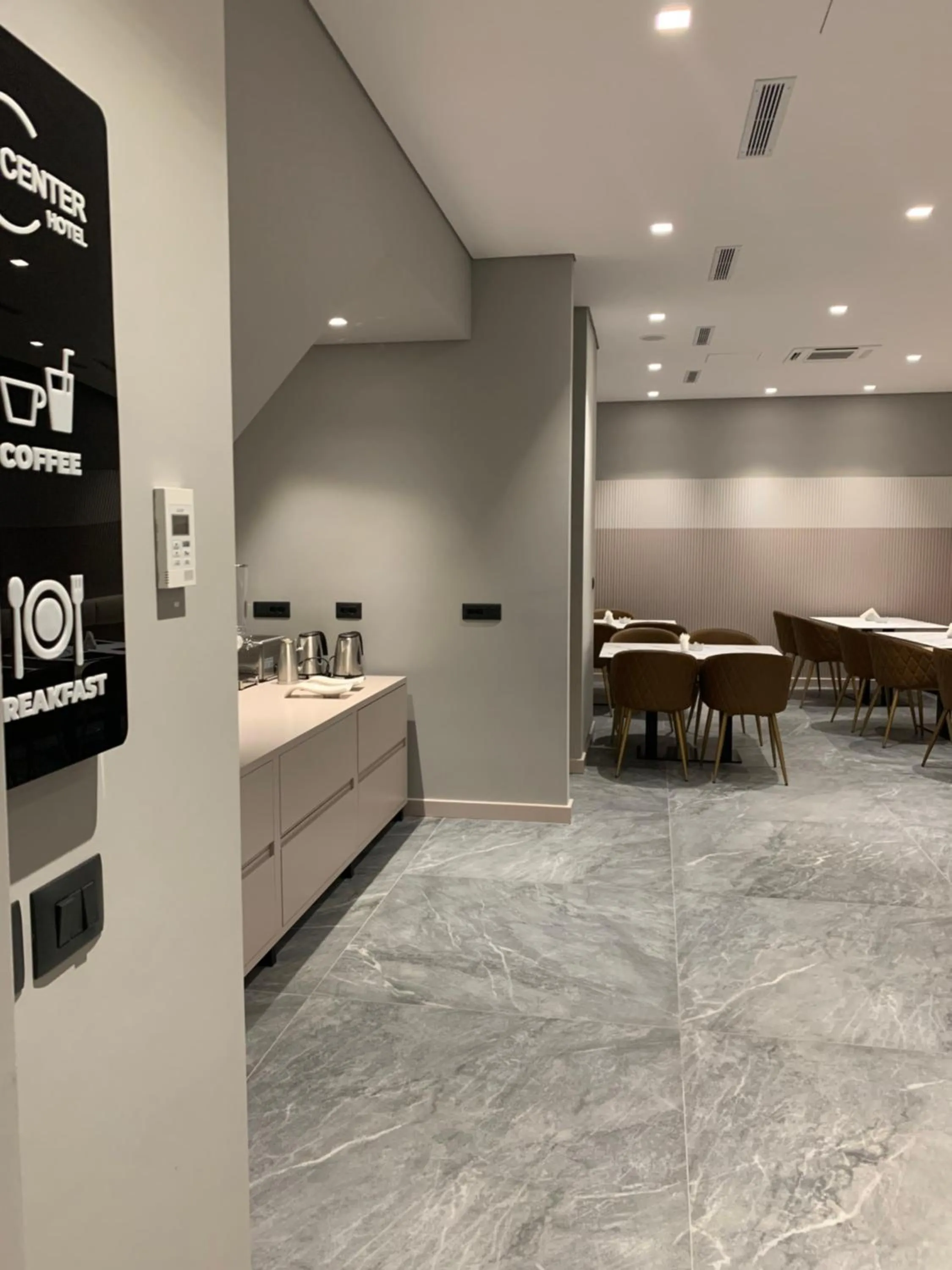 Kitchen or kitchenette in Center Hotel