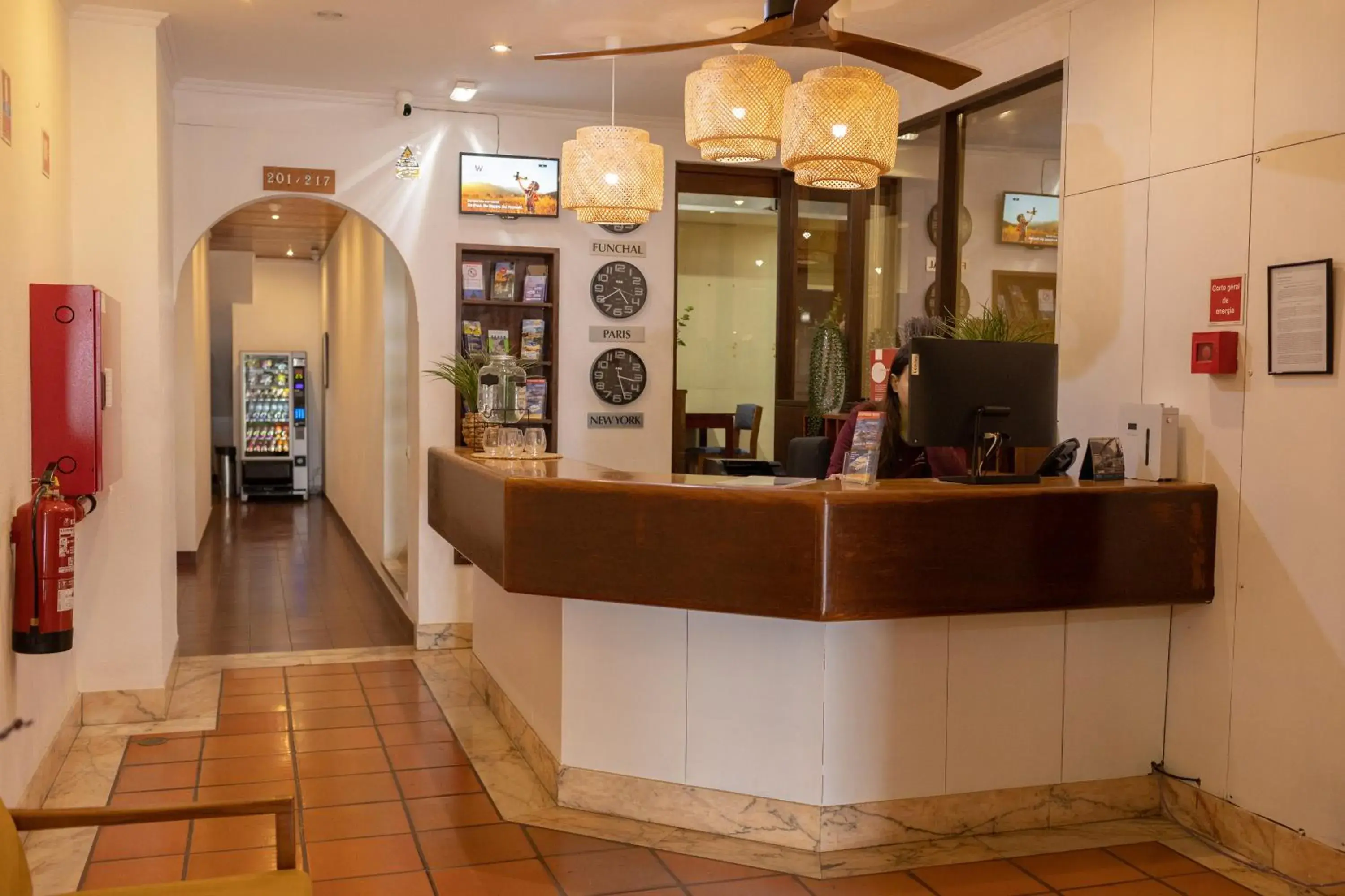 Lobby or reception in Flag Hotel Madeira - Ribeira Brava Lobby or reception in Flag Hotel Madeira - Ribeira Brava