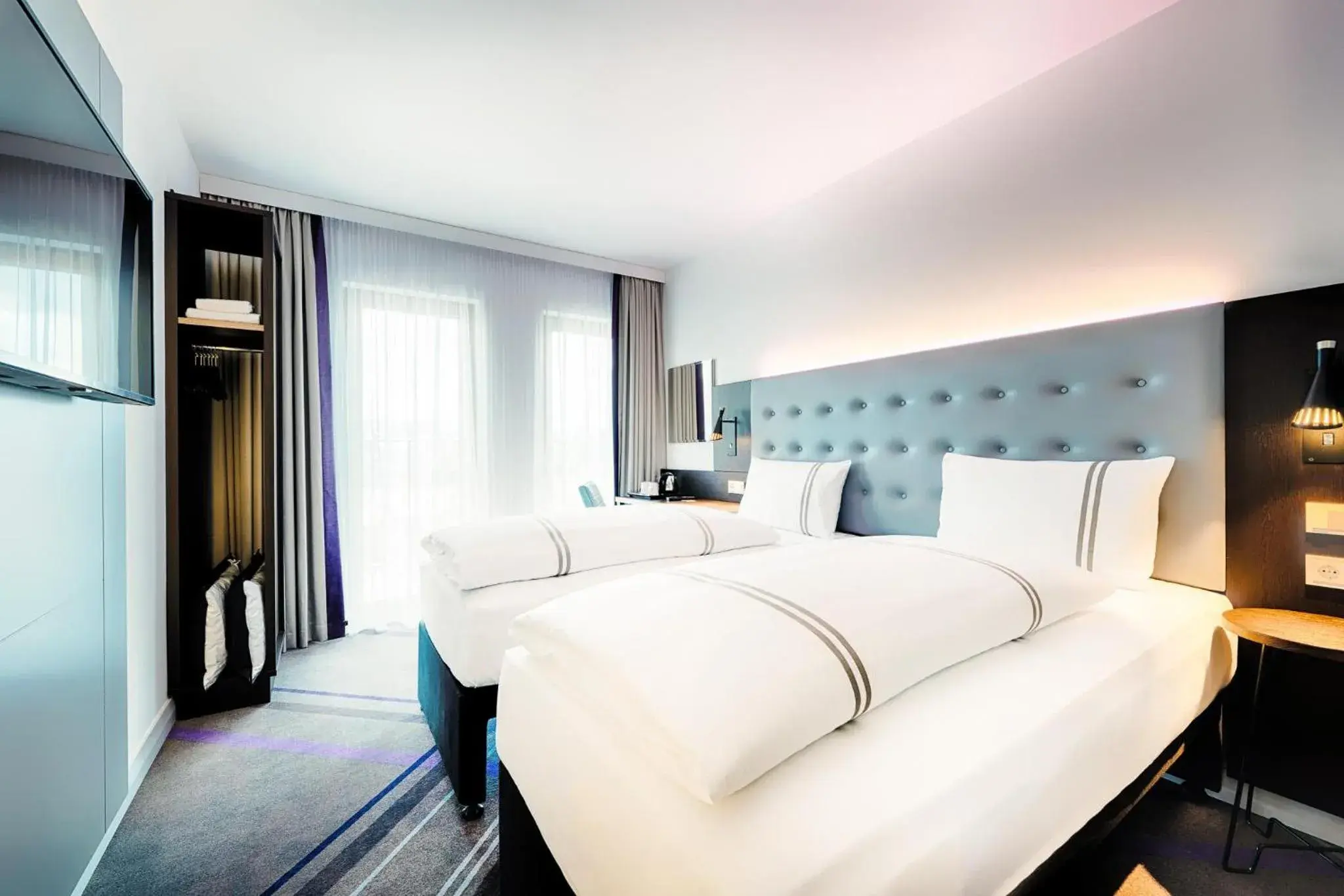 Bedroom, Bed in Premier Inn Wiesbaden City Centre Bedroom, Bed in Premier Inn Wiesbaden City Centre