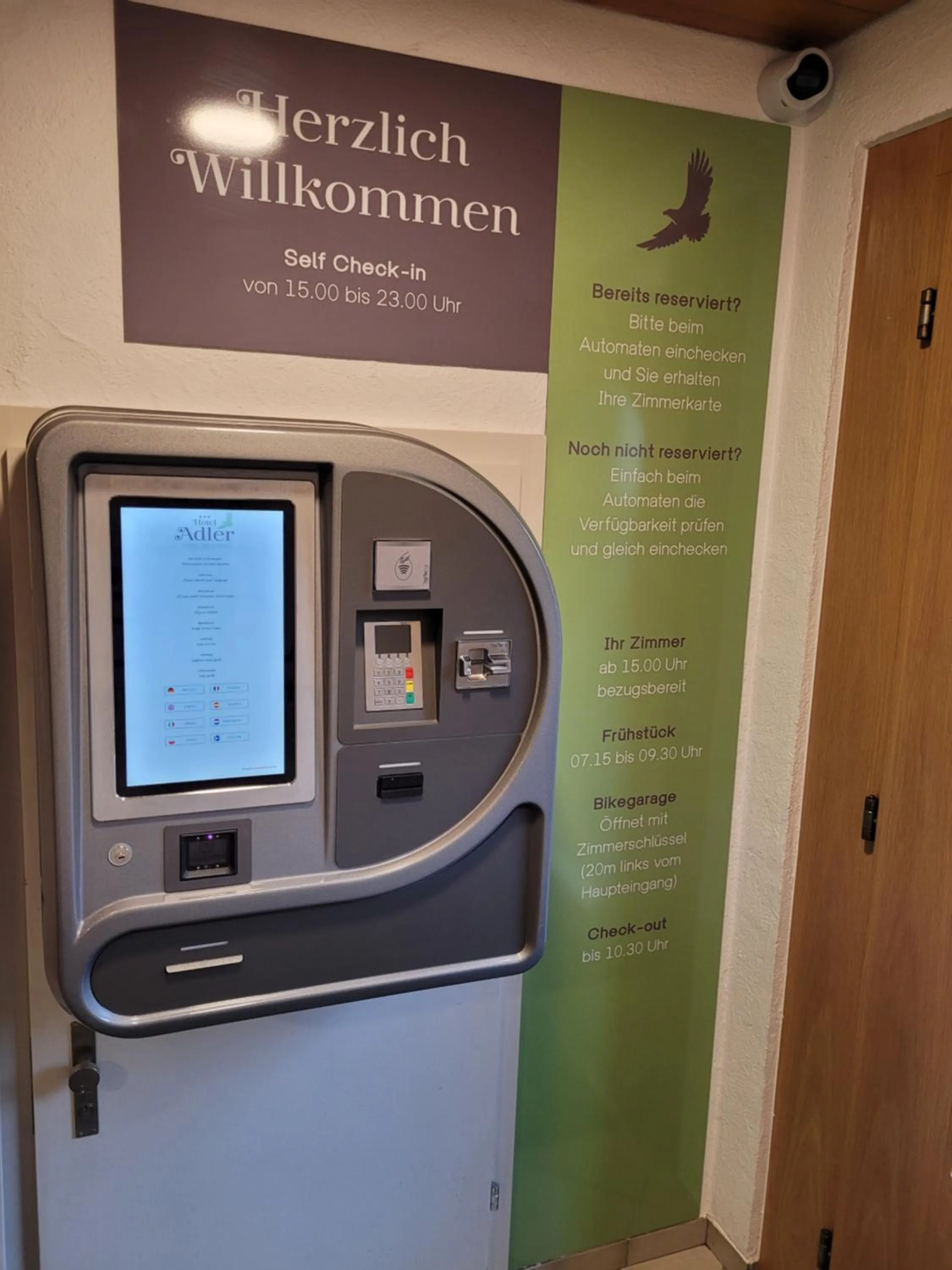 Lobby or reception in Hotel Adler