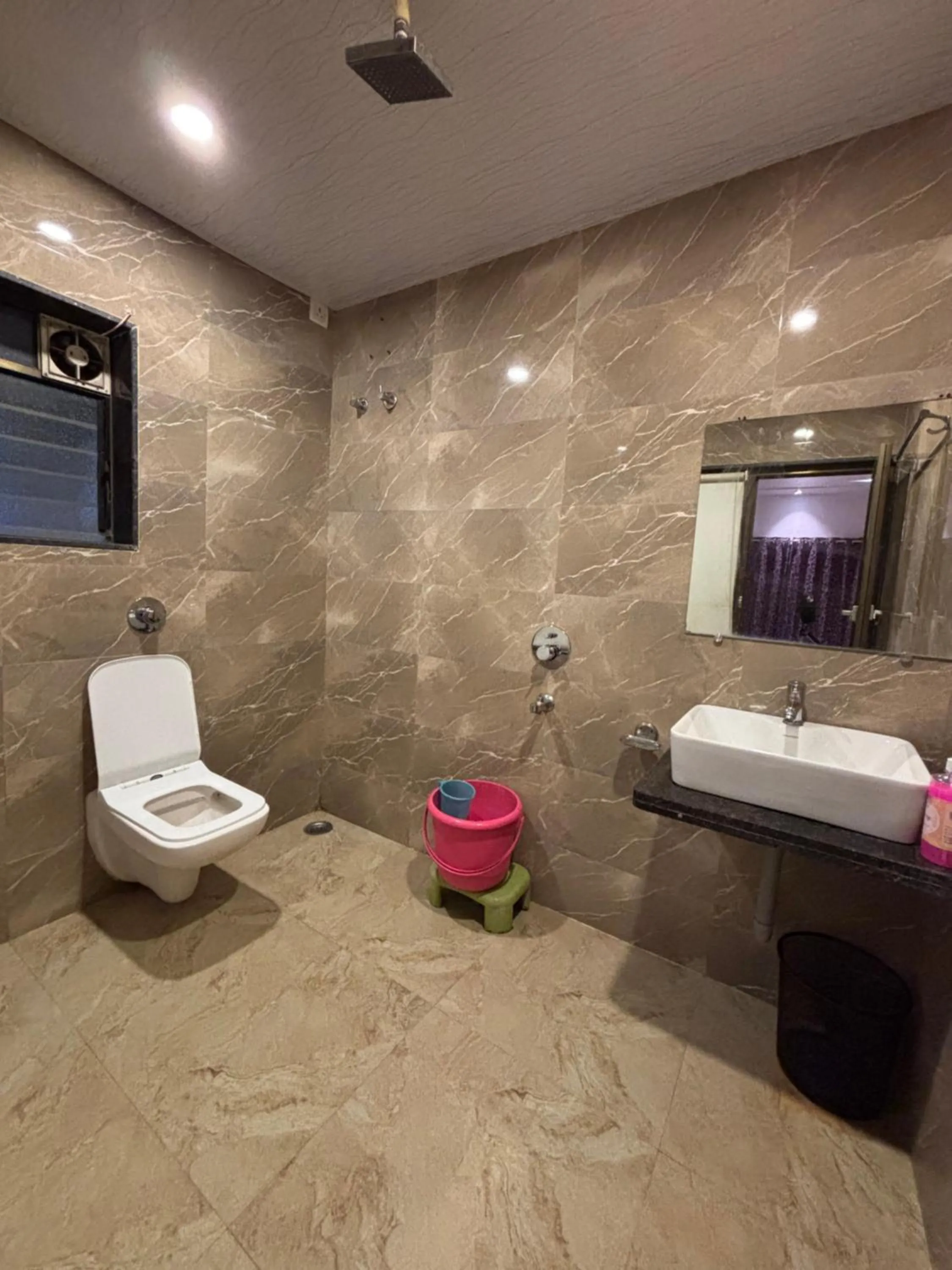 Toilet in Veggies Residency