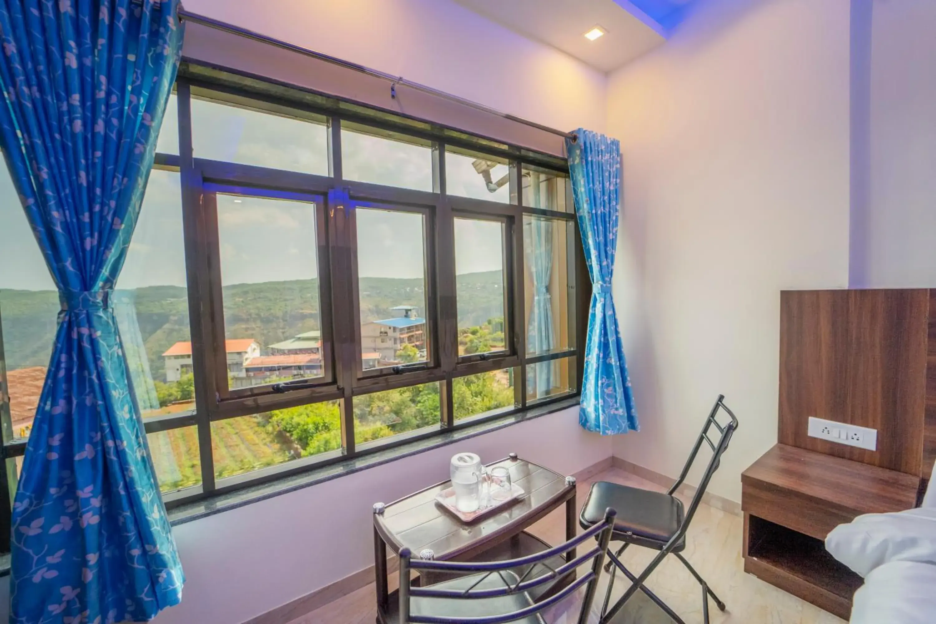 View (from property/room), Bed in Veggies Residency View (from property/room), Bed in Veggies Residency