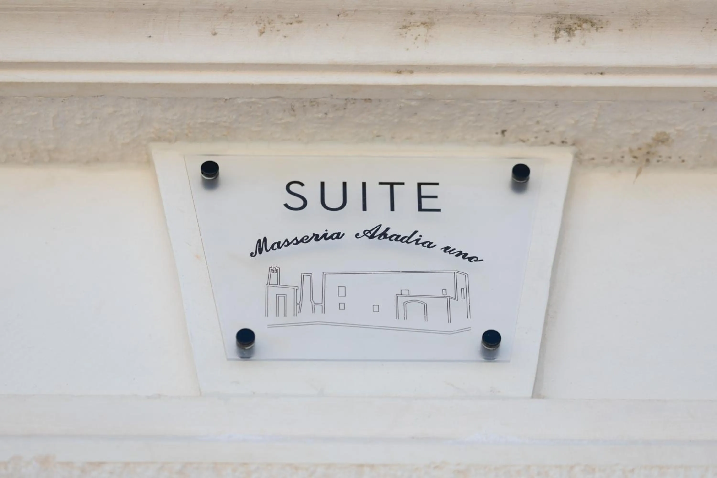 Logo/Certificate/Sign in Masseria Abadia Uno