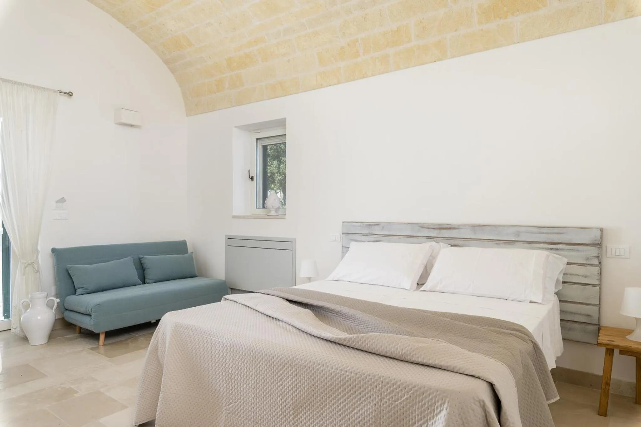 Bed in Masseria Abadia Uno