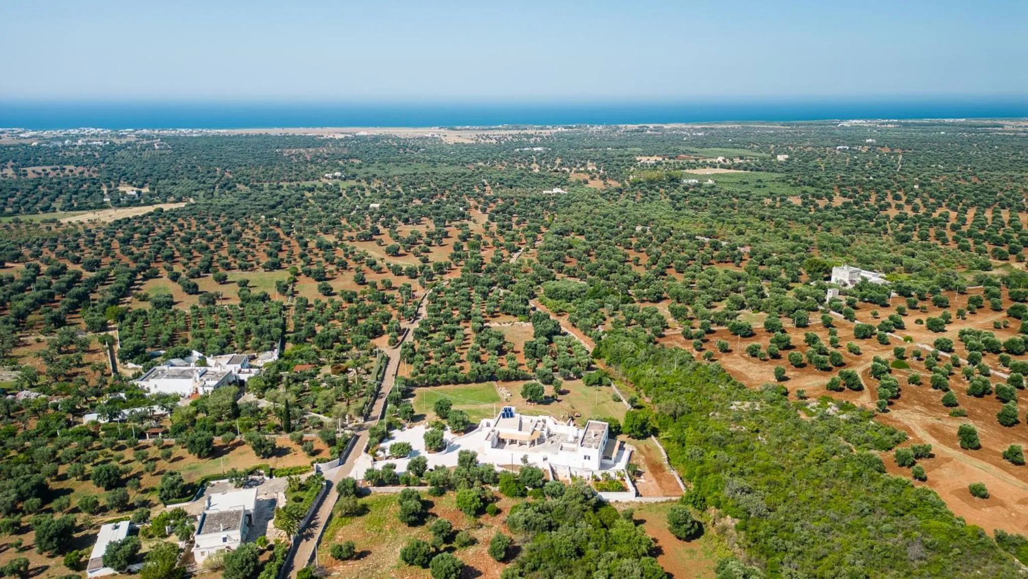 Bird's eye view in Masseria Abadia Uno