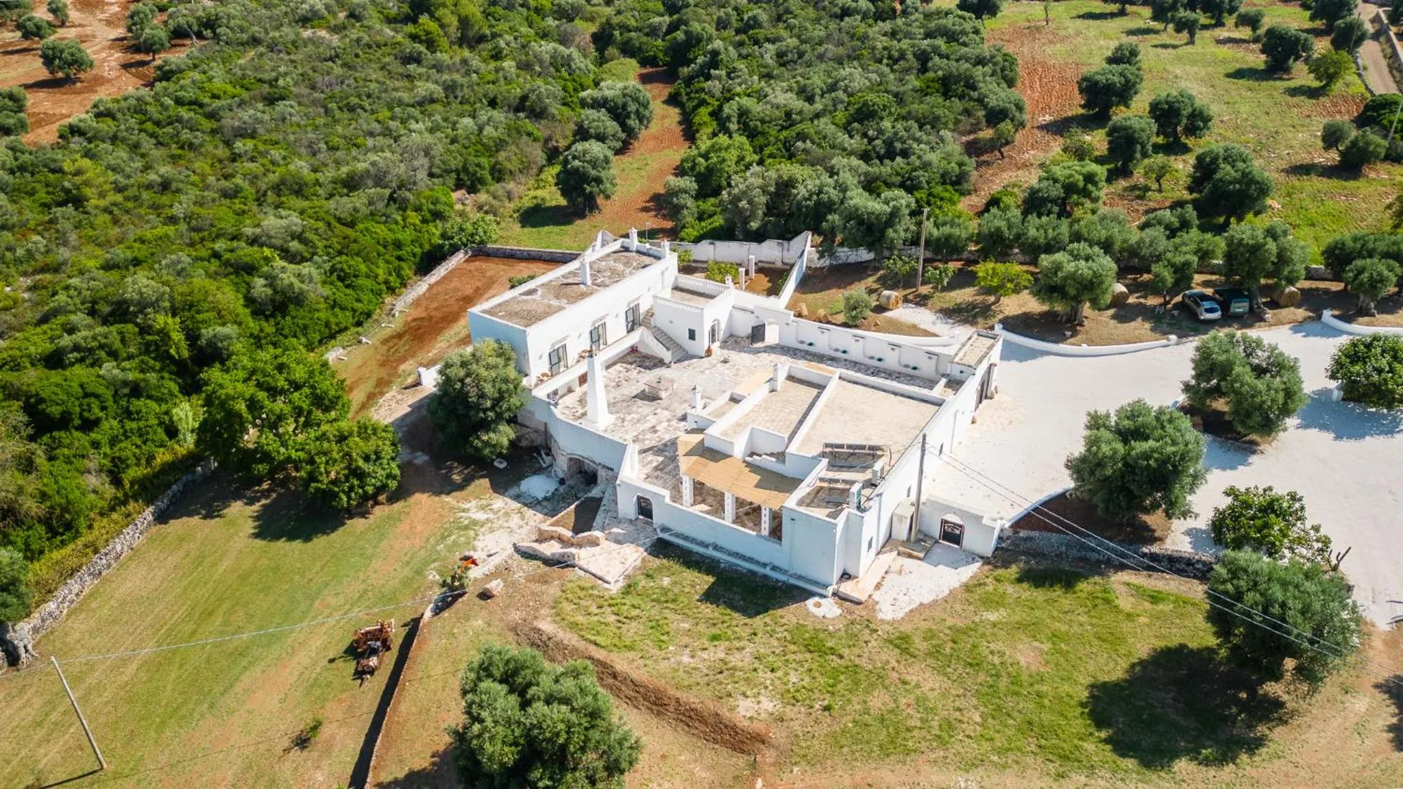 Bird's eye view in Masseria Abadia Uno