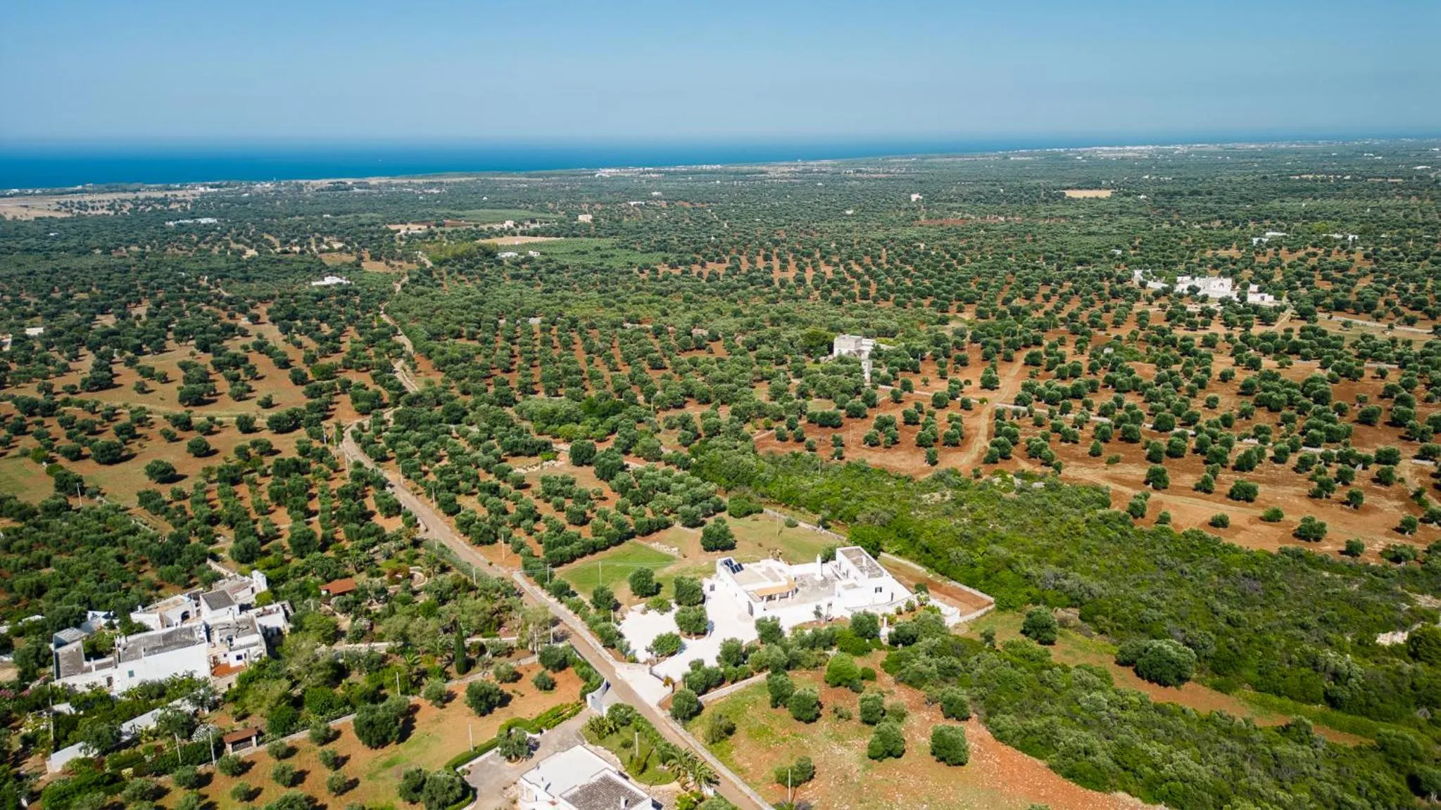 Bird's eye view in Masseria Abadia Uno