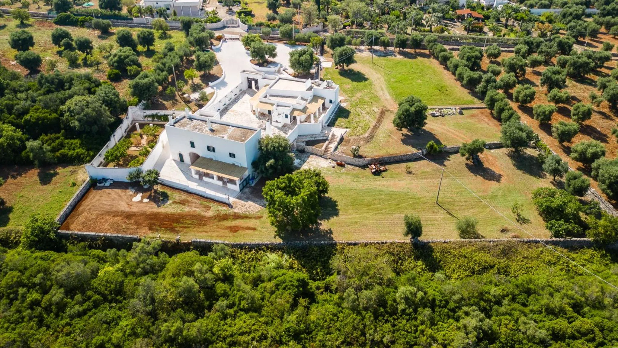 Bird's eye view in Masseria Abadia Uno