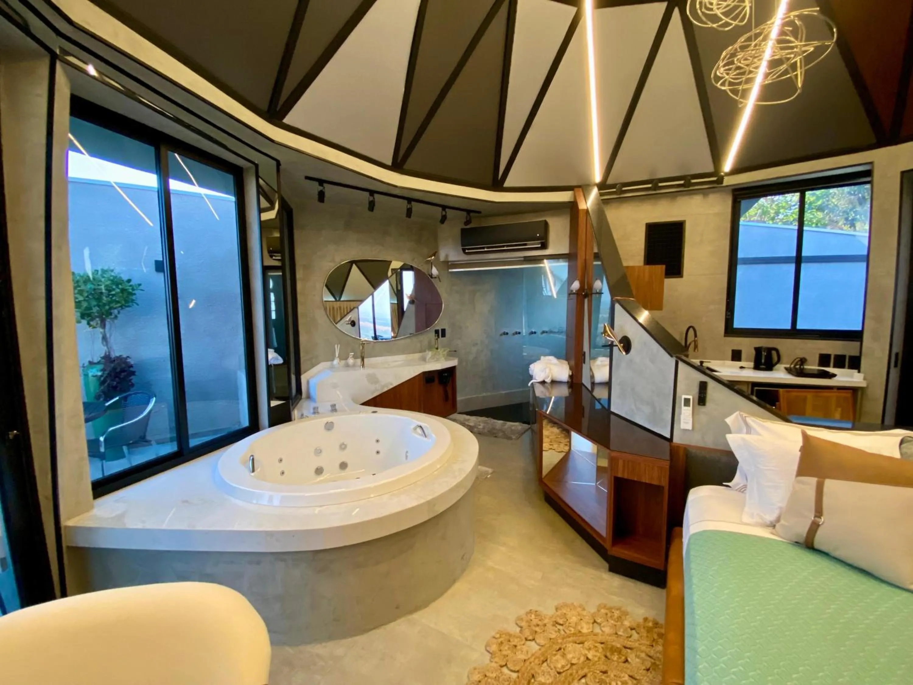 Seating area in Mirante Pousada Boutique