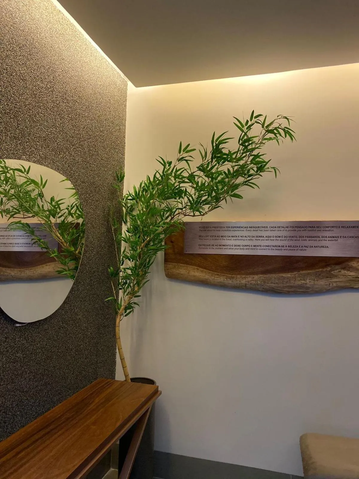 Seating area in Mirante Pousada Boutique