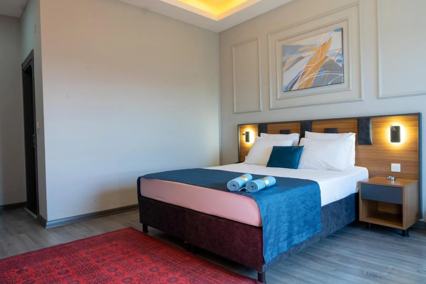 Bed in GRAND MOON HOTEL