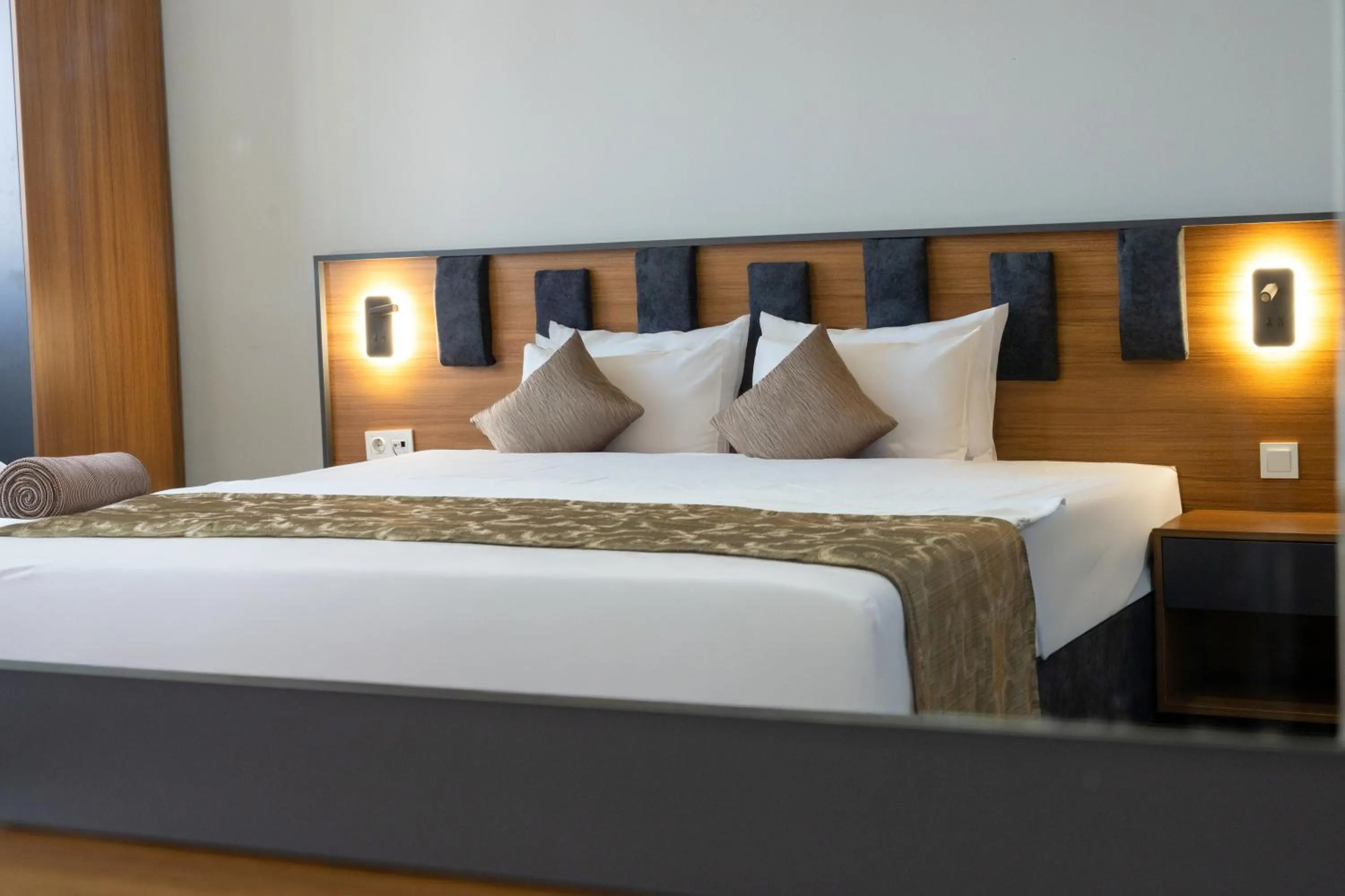 Bed in GRAND MOON HOTEL