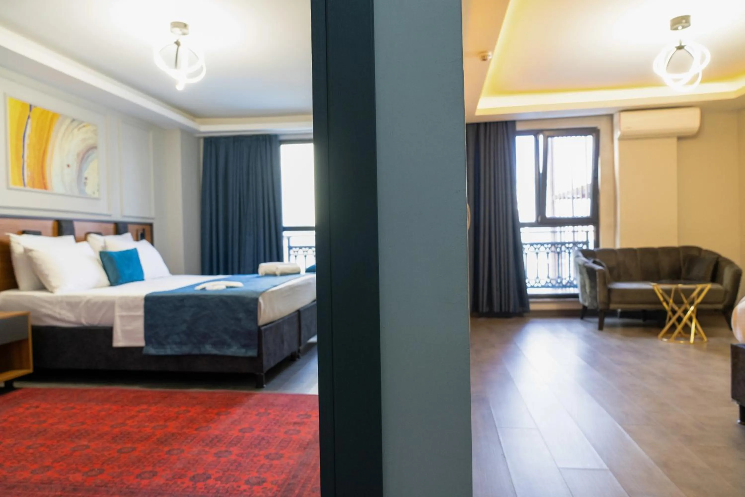 Bed in GRAND MOON HOTEL