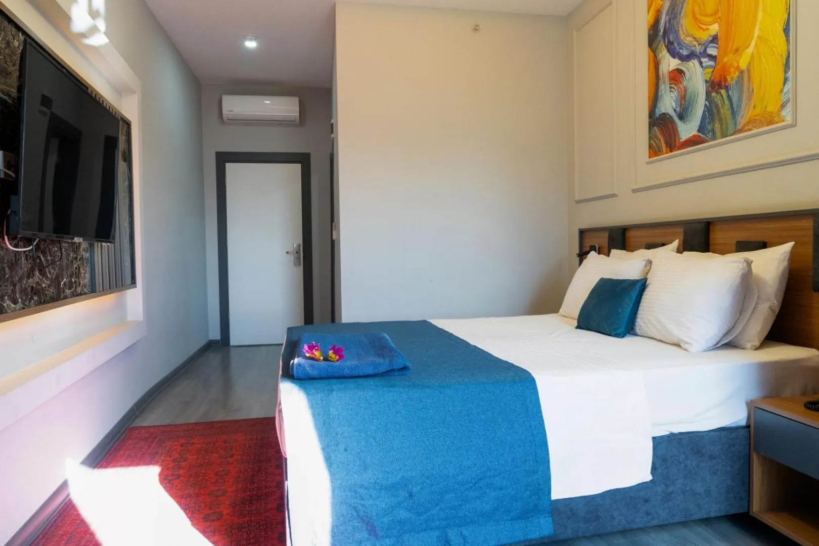 Bed in GRAND MOON HOTEL