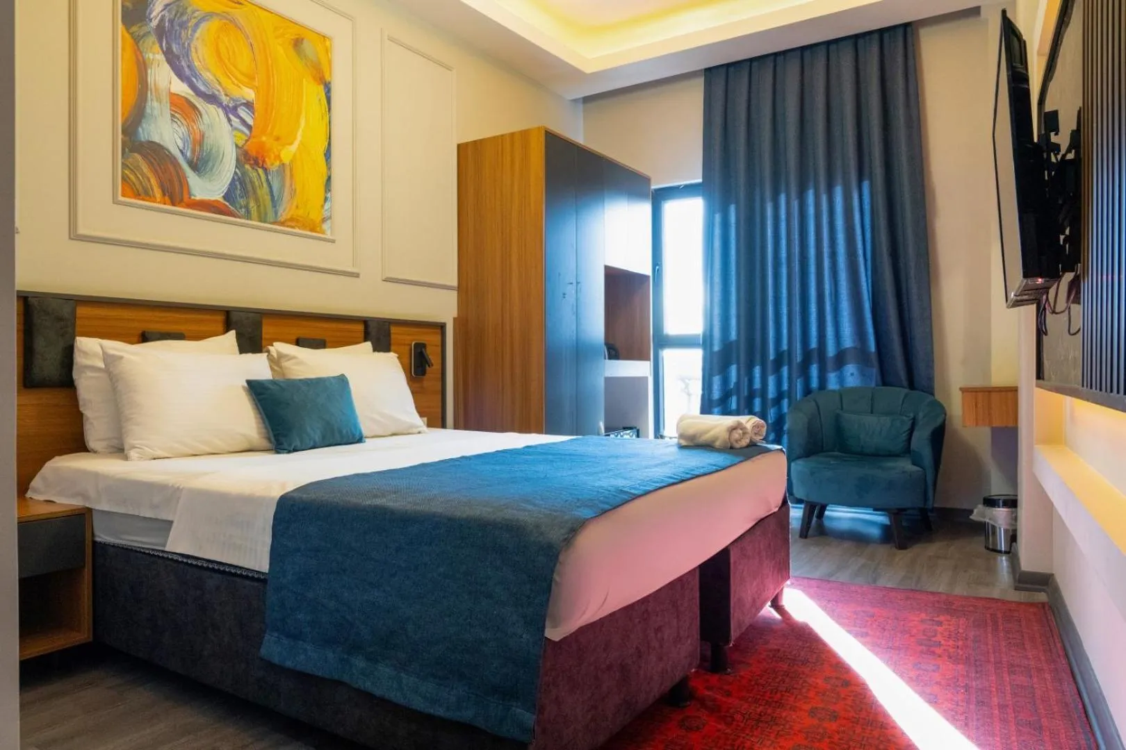 Bed in GRAND MOON HOTEL