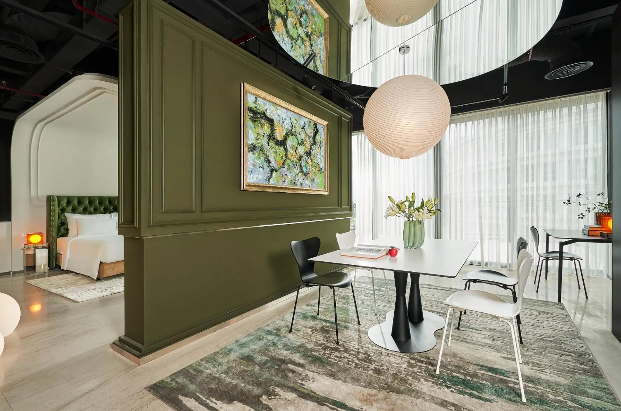 Seating area in Signature by M Village Hai Bà Trưng