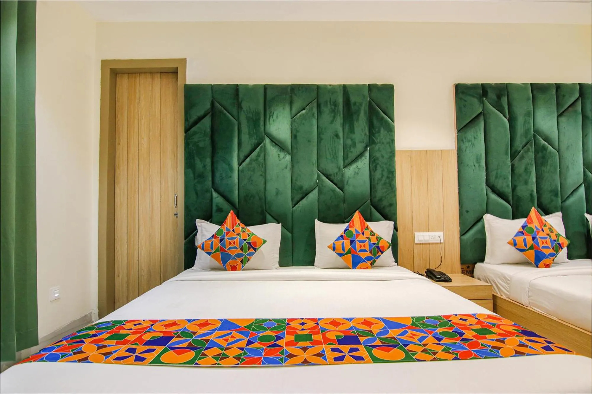 Bed in FabHotel Punjab Pride - Near Golden temple