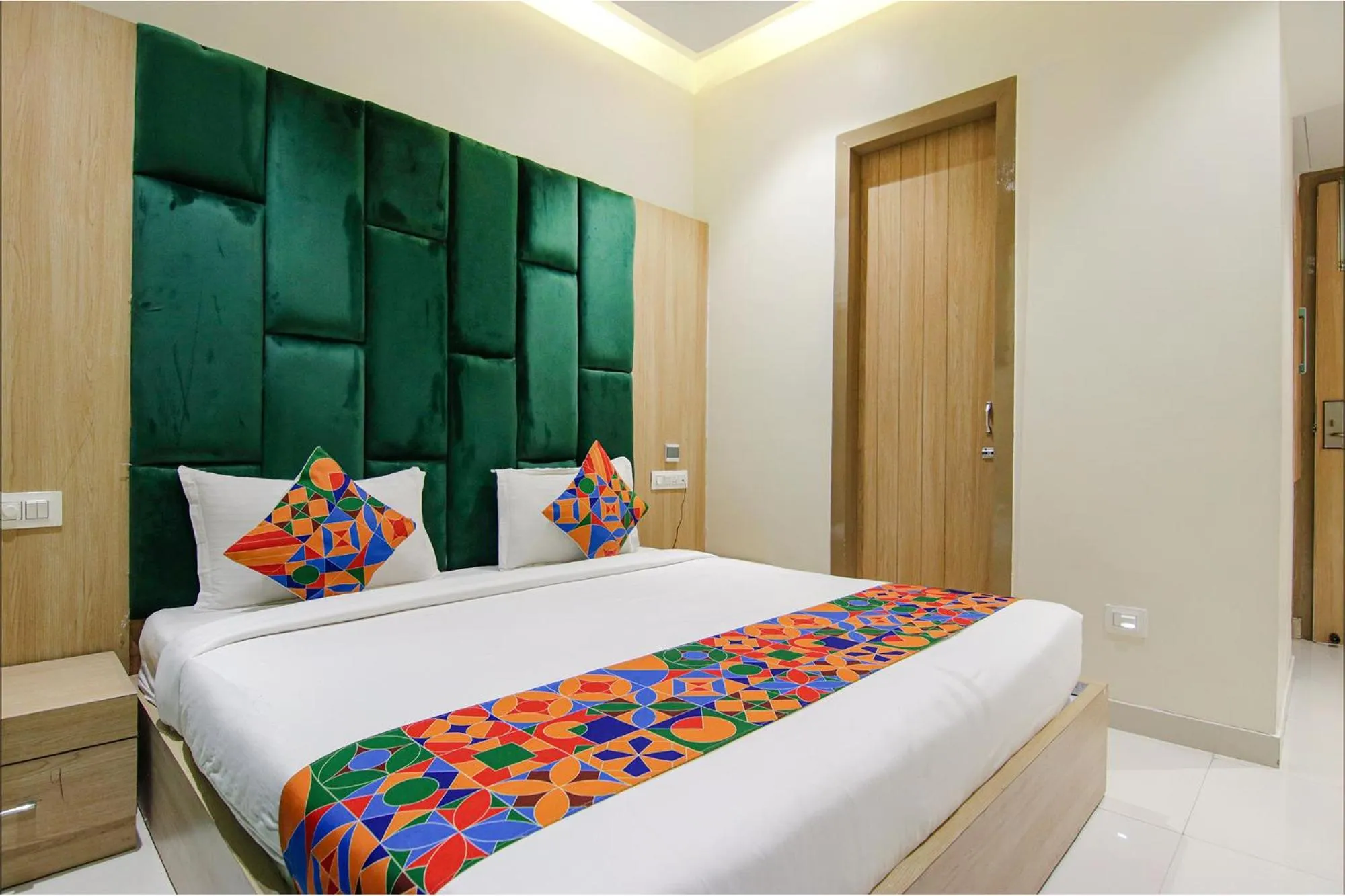 Bed in FabHotel Punjab Pride - Near Golden temple