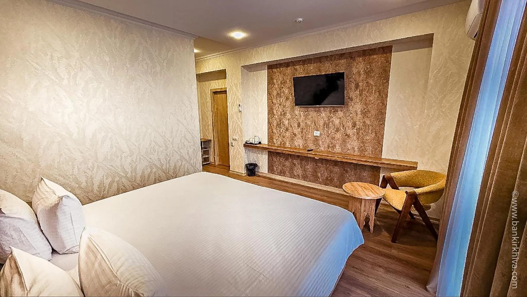 Bed in Hotel Bankir Khiva