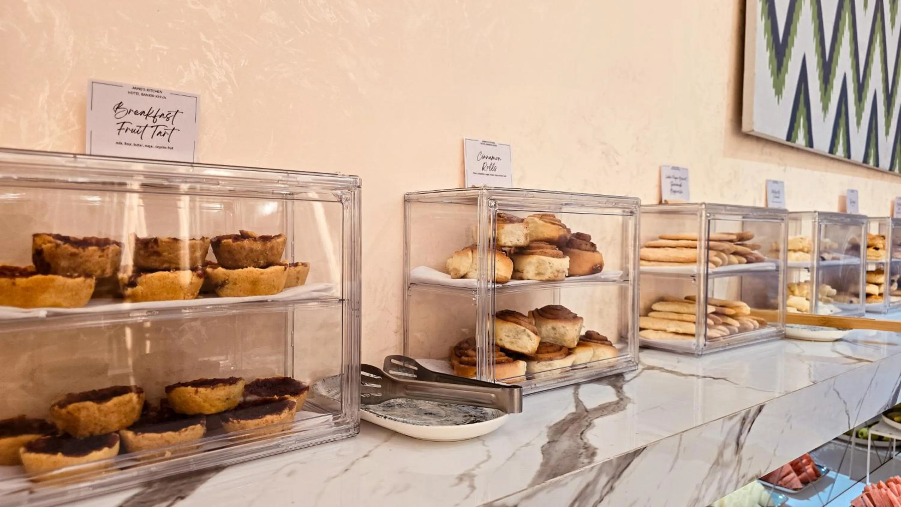 Food and drinks in Hotel Bankir Khiva